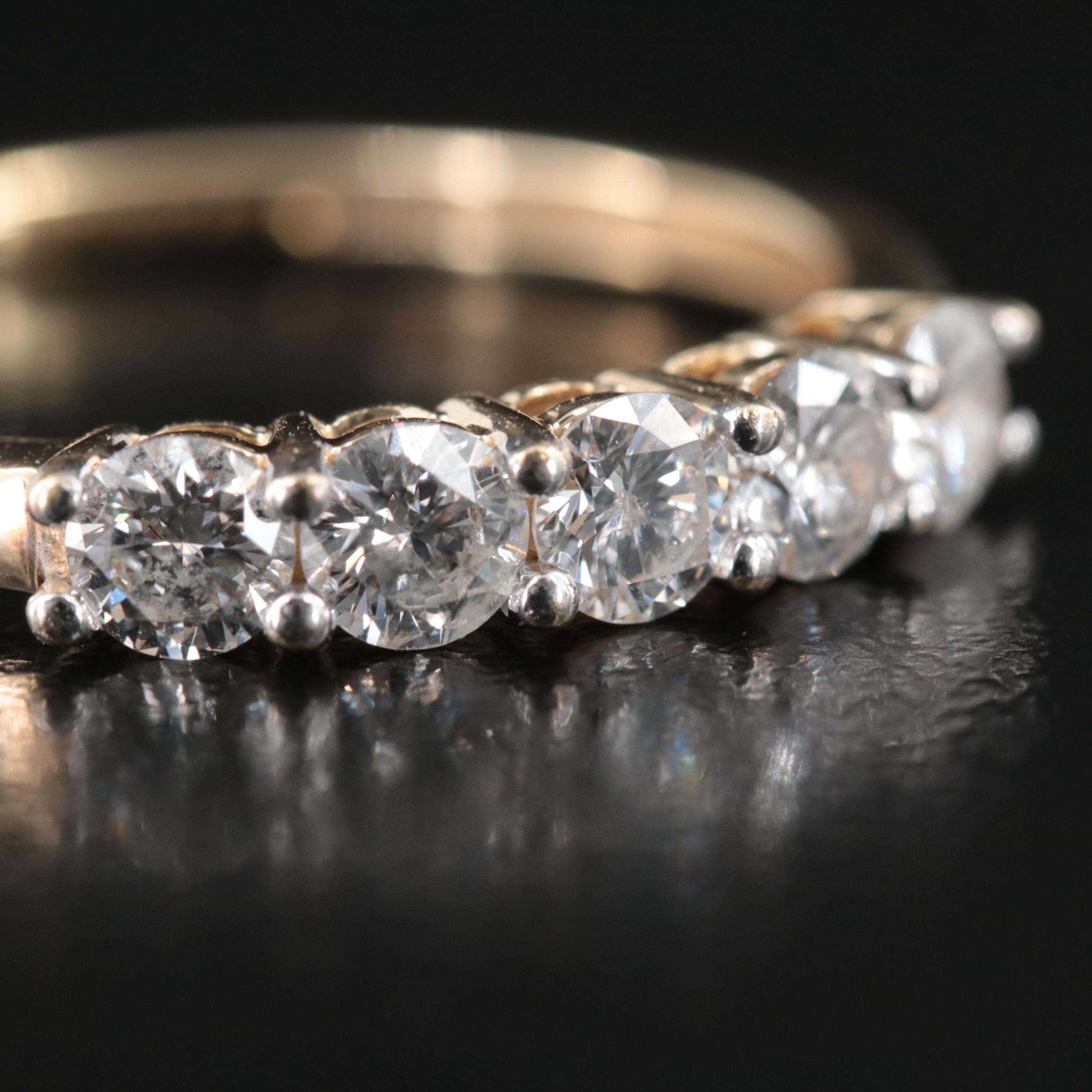 14K 0.90 CTW Diamond Ring