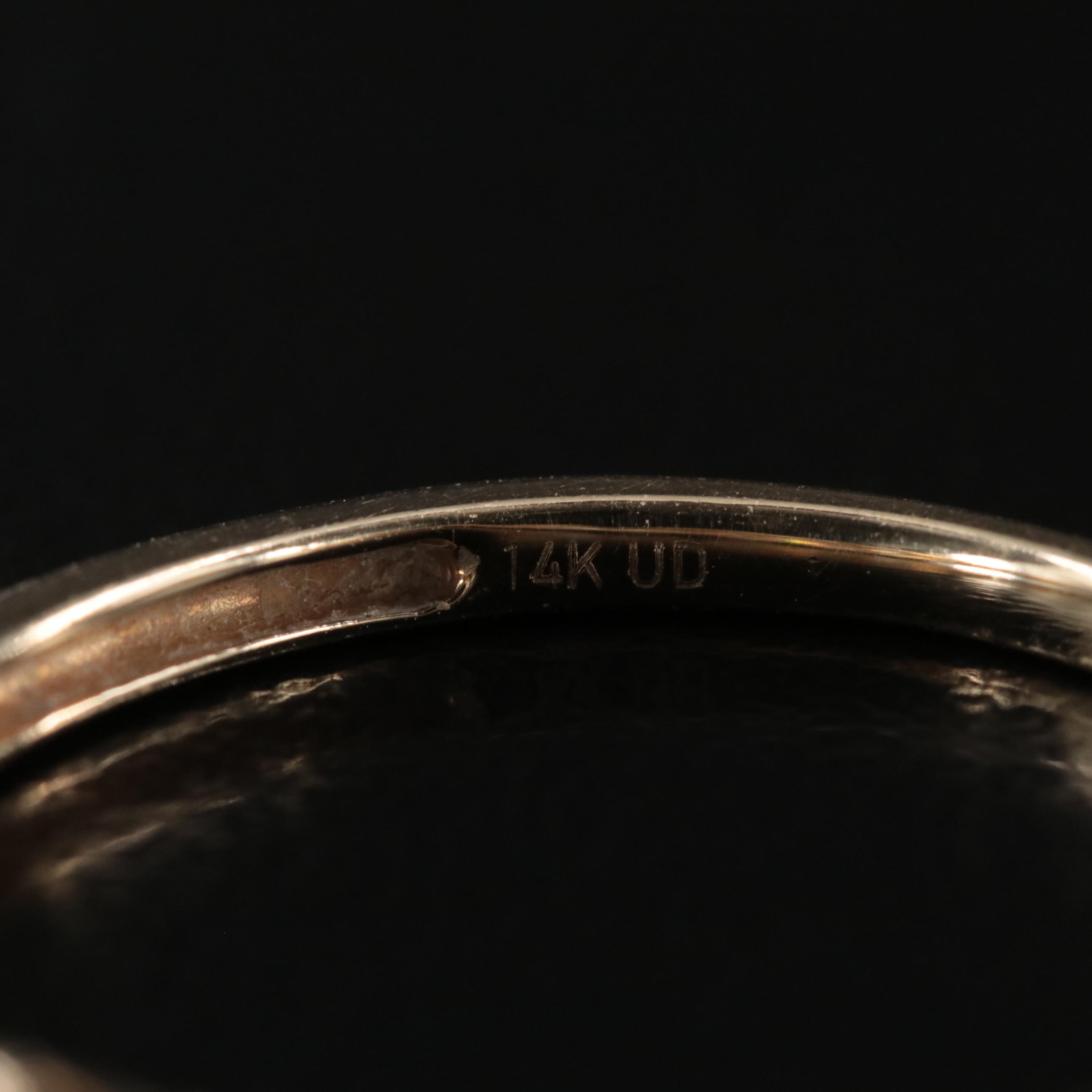 14K 0.90 CTW Diamond Ring