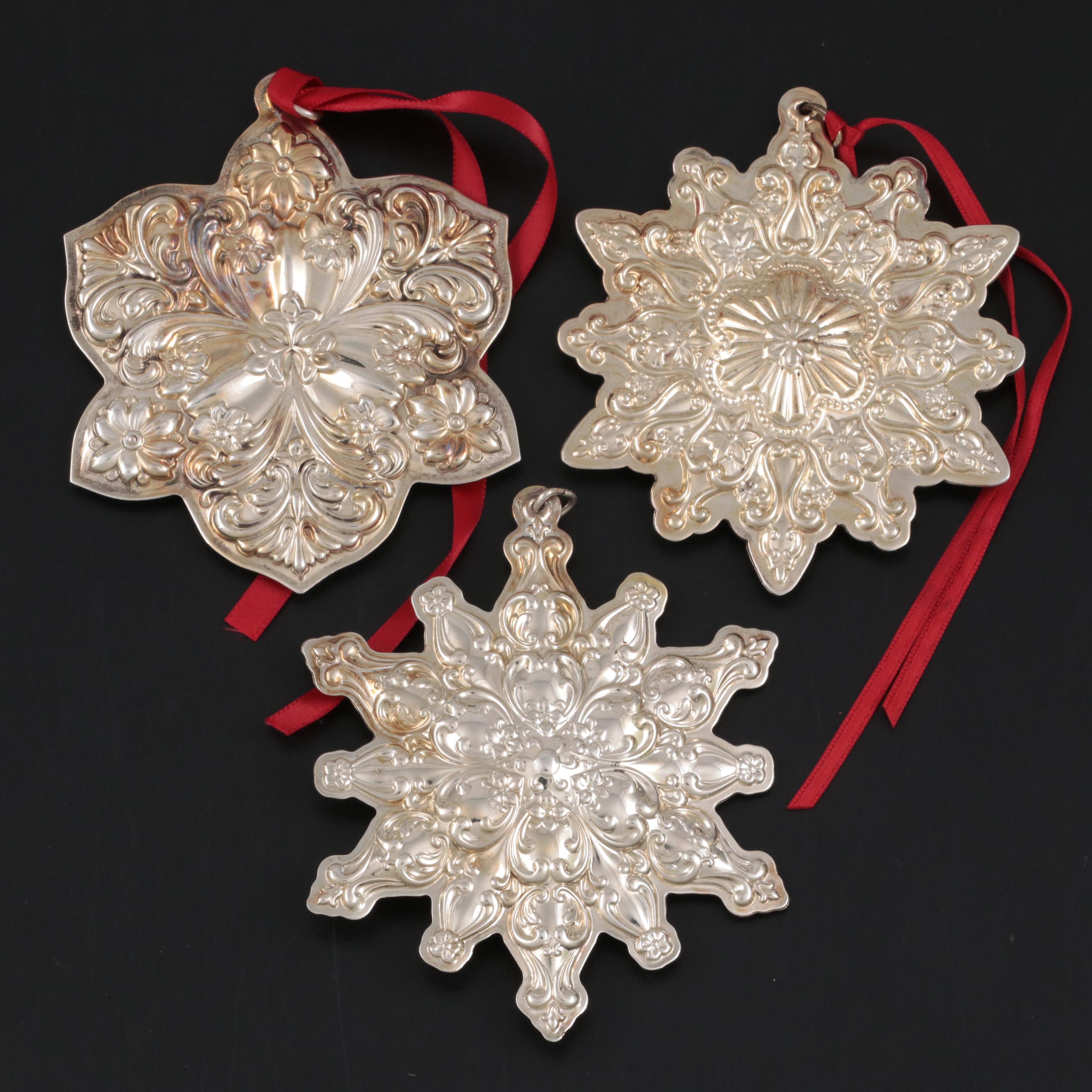 Towle Sterling Silver Annual Christmas Ornaments