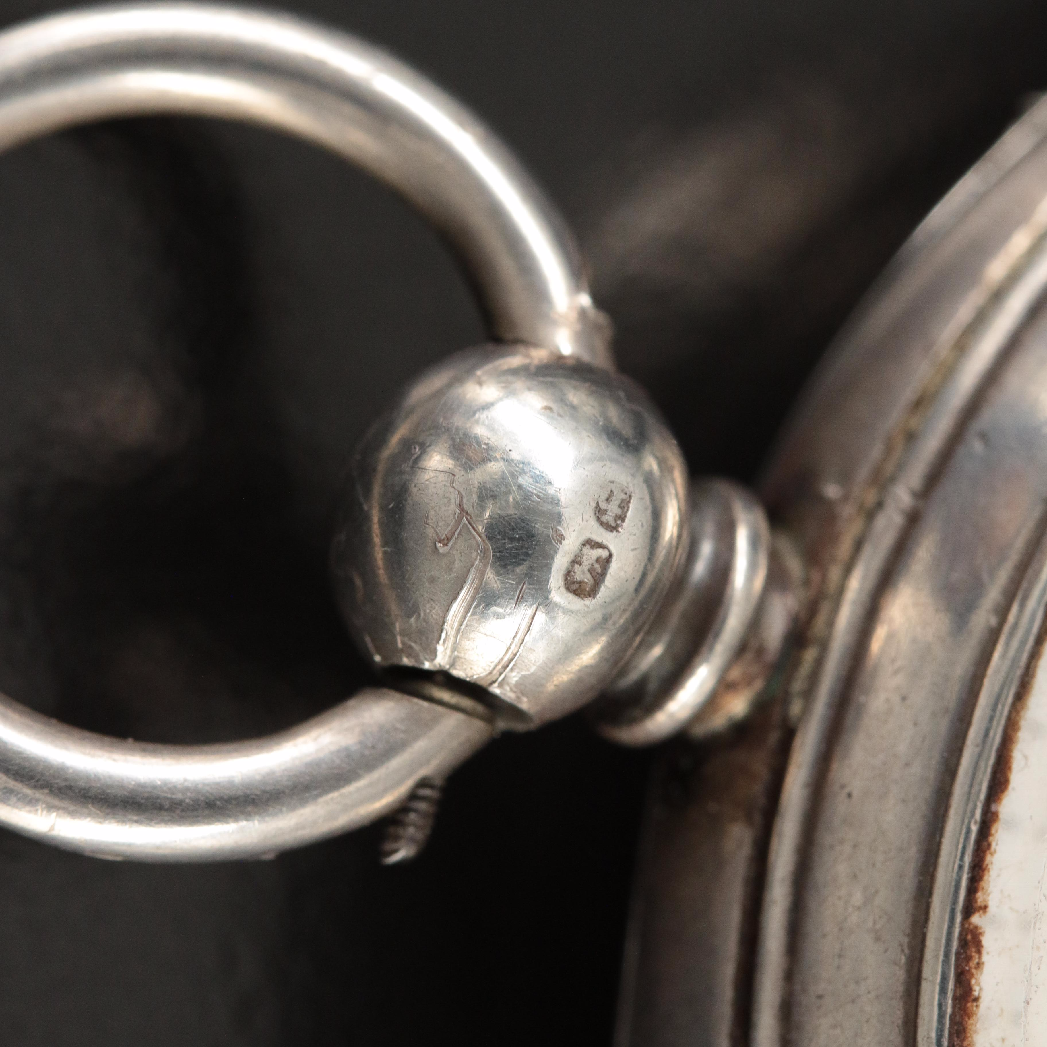 Welsh-Made Thomas Rowlands & Sons Sterling Silver Vintage Pocket Watch