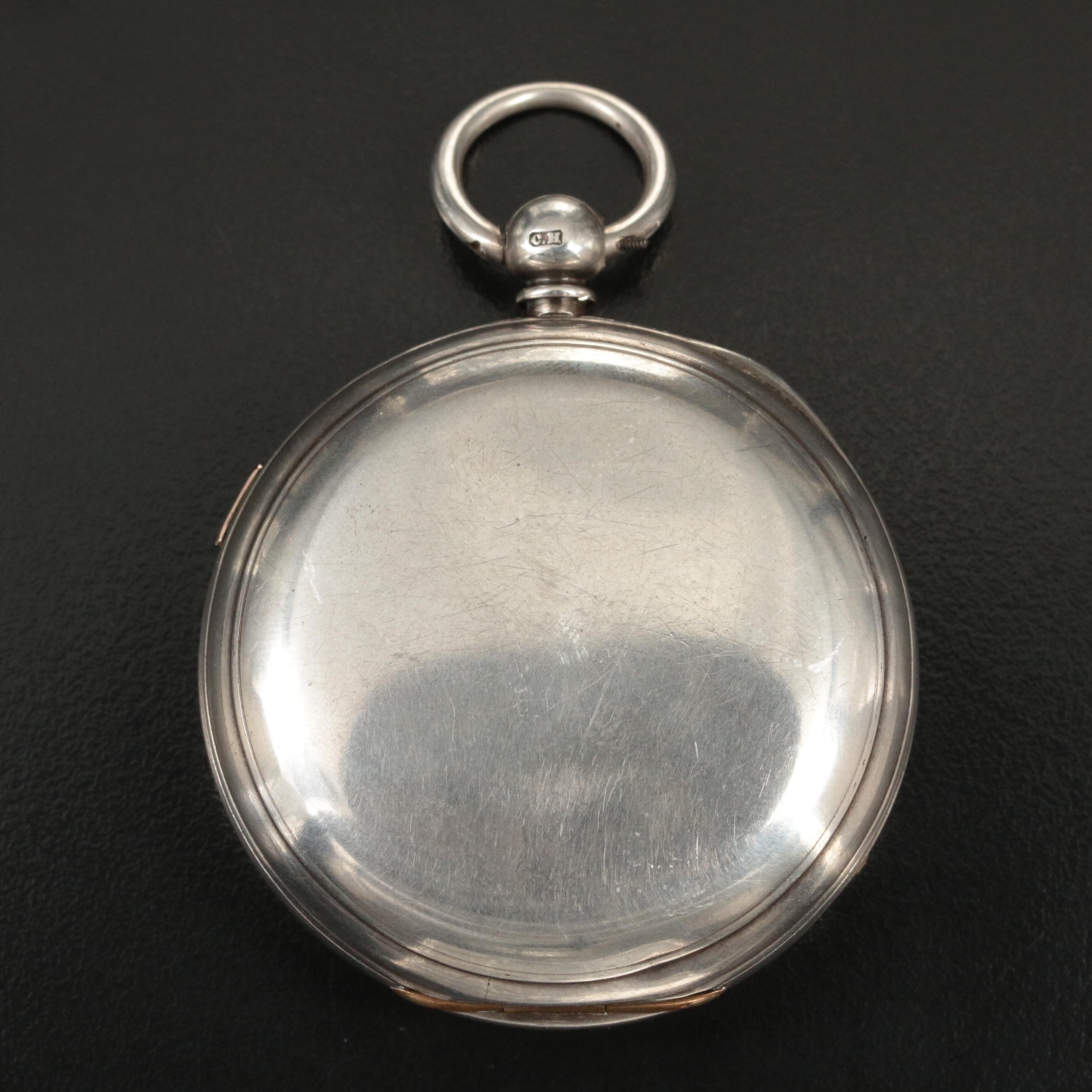Welsh-Made Thomas Rowlands & Sons Sterling Silver Vintage Pocket Watch