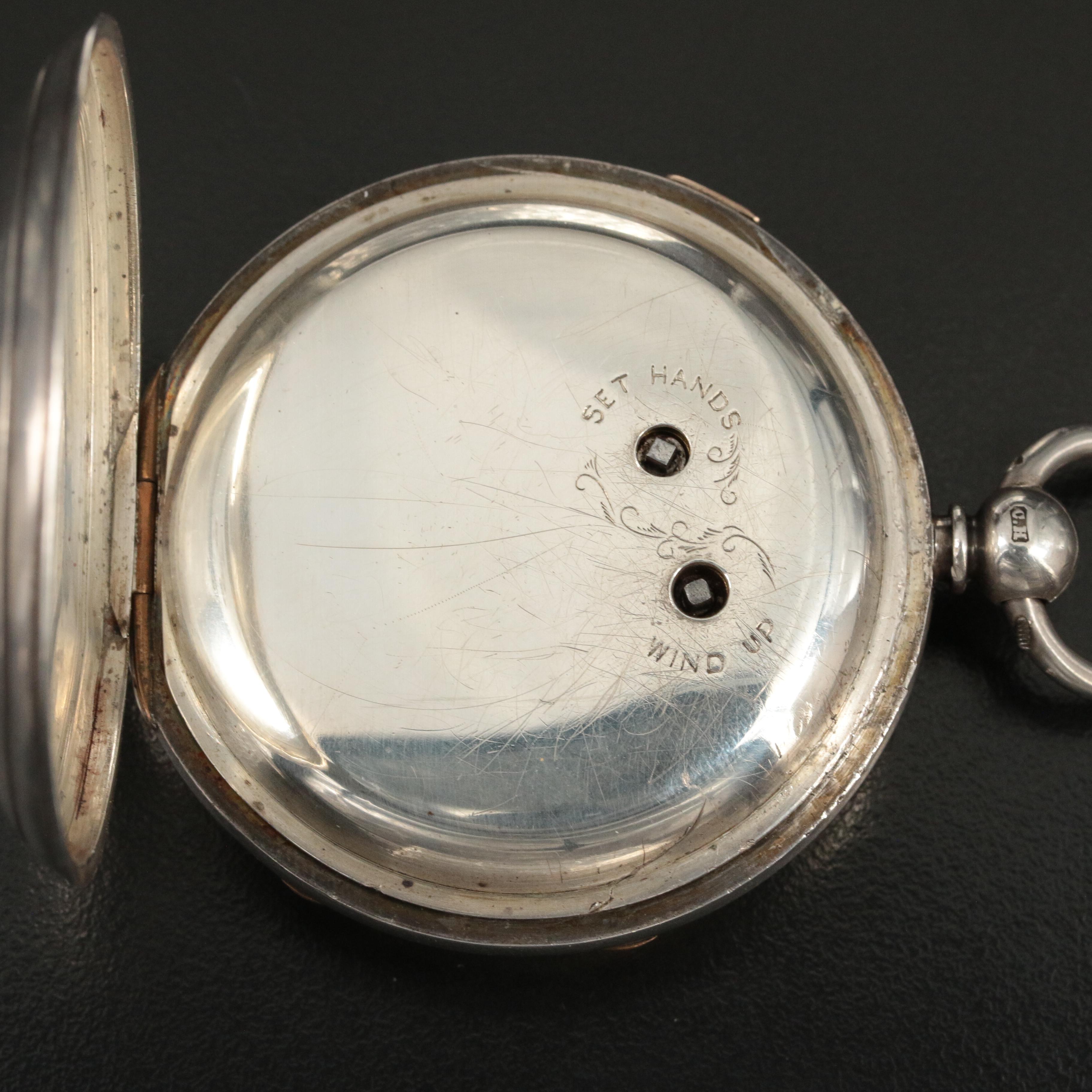 Welsh-Made Thomas Rowlands & Sons Sterling Silver Vintage Pocket Watch