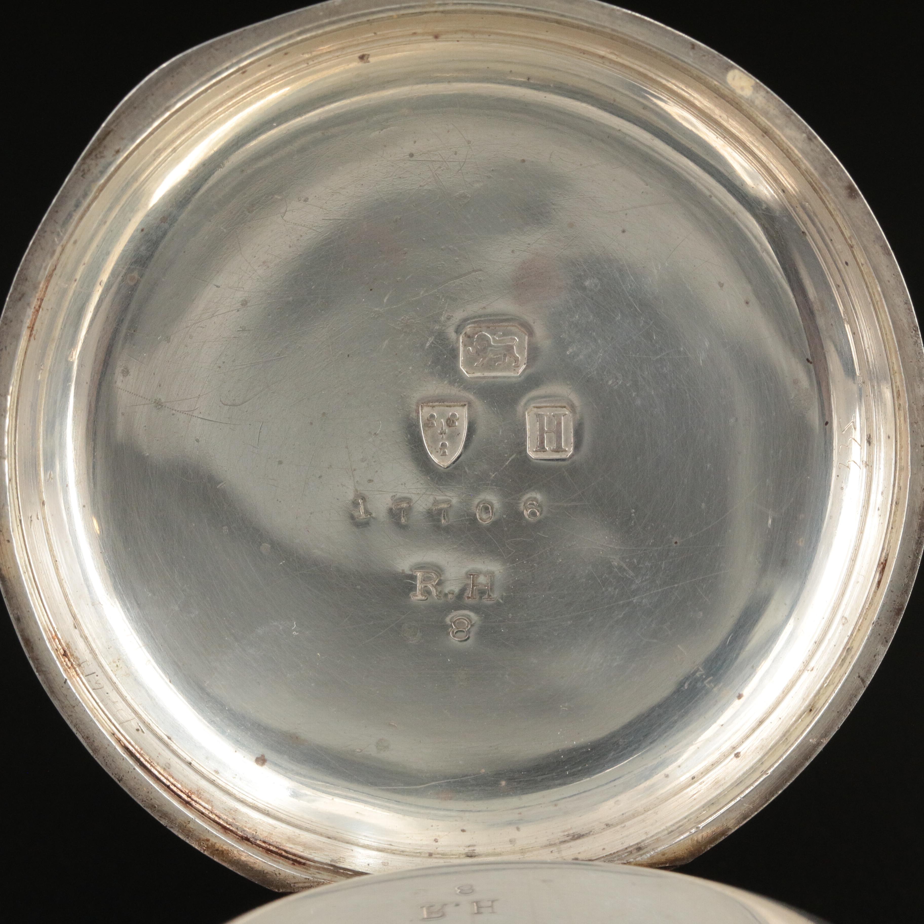 Welsh-Made Thomas Rowlands & Sons Sterling Silver Vintage Pocket Watch