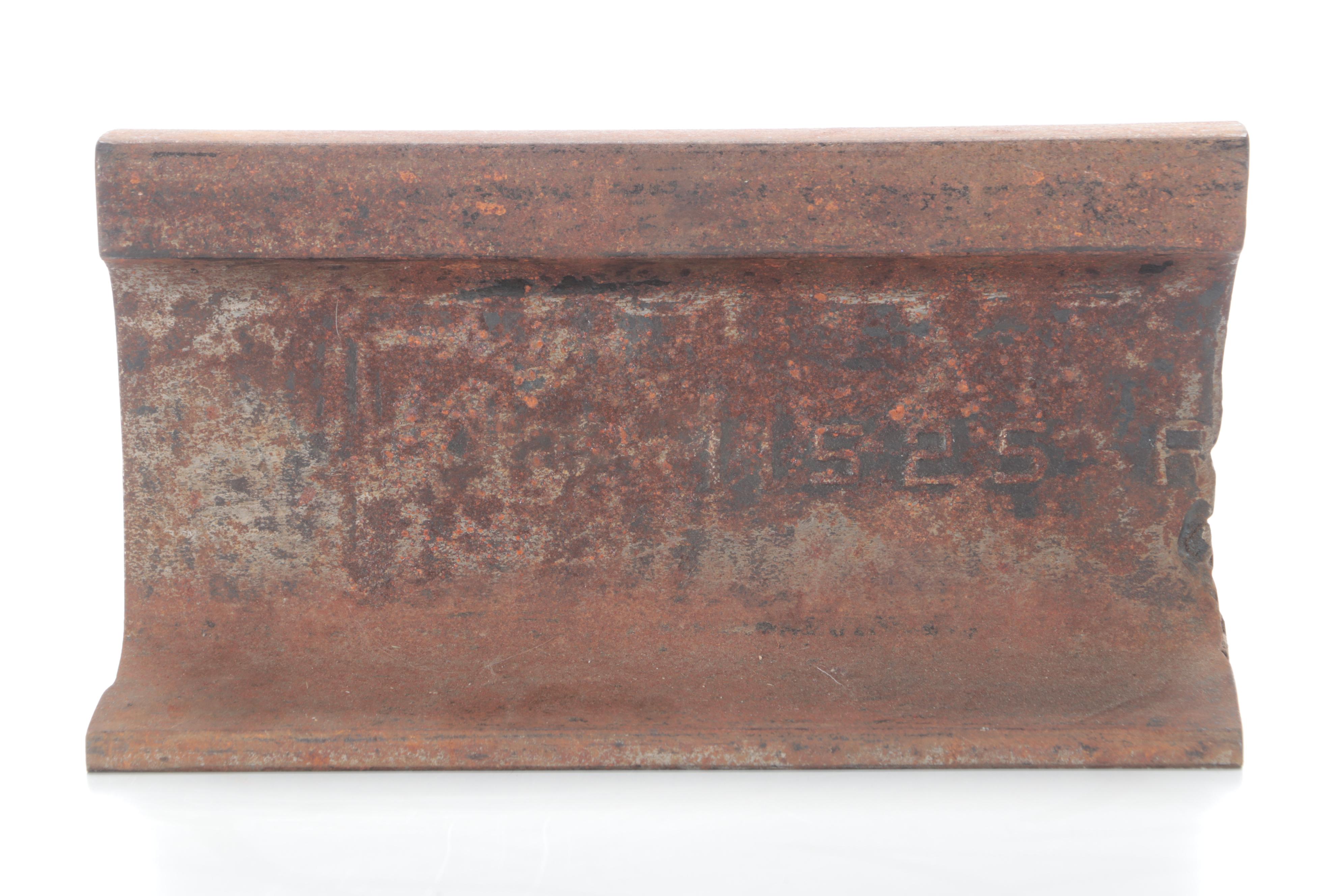 Iron Railway Track Segment