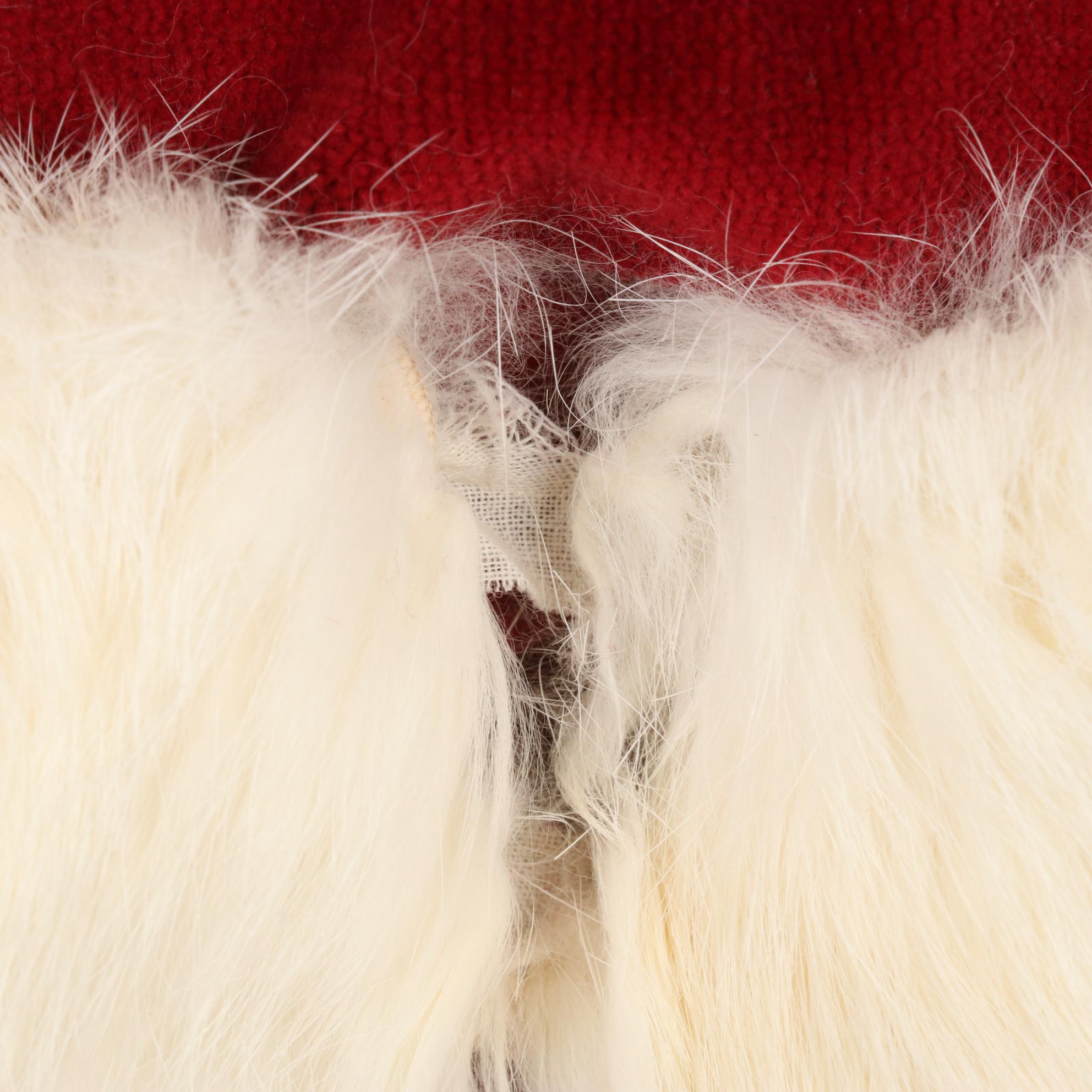 Homemade Santa Suit With Wig, Beard and Accessories