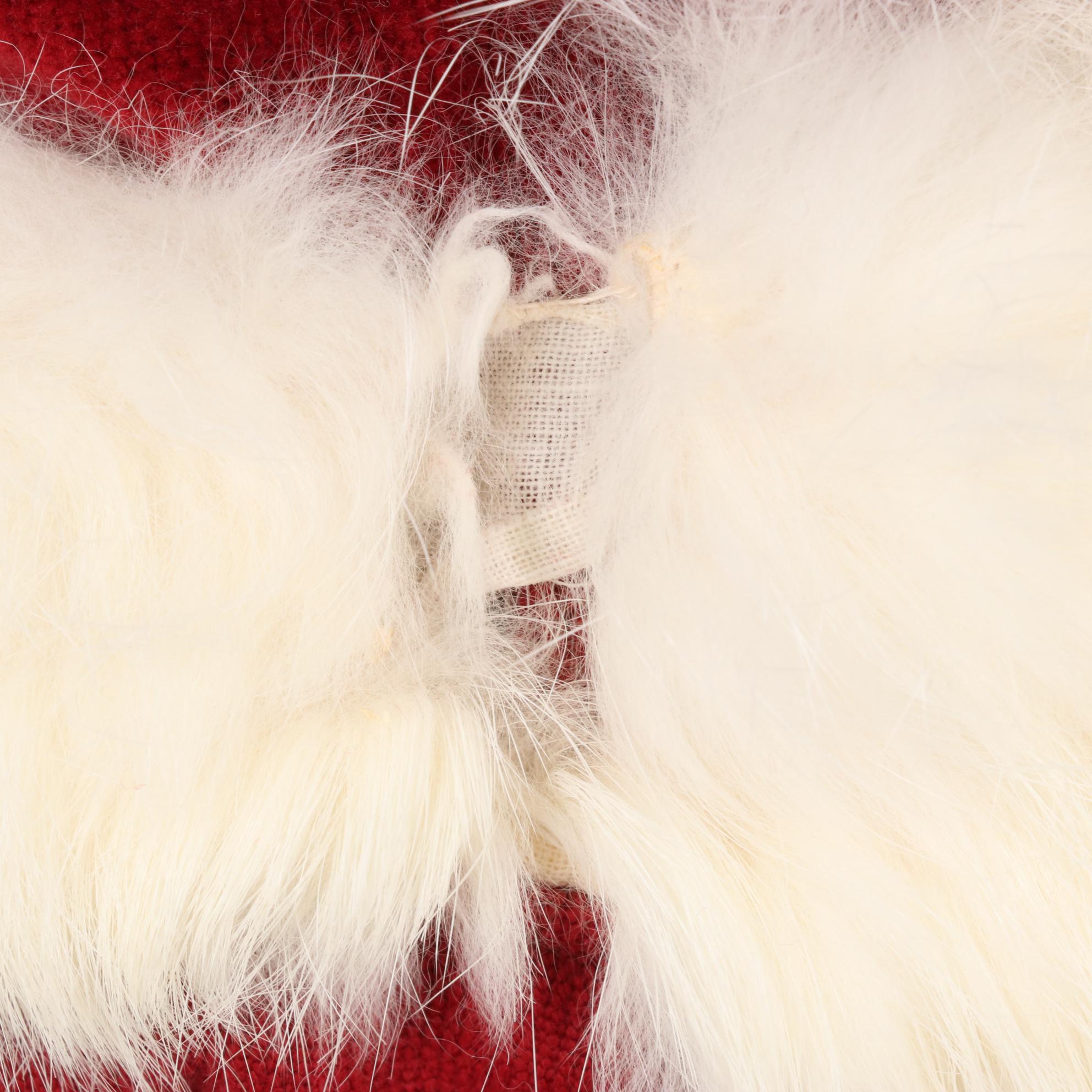 Homemade Santa Suit With Wig, Beard and Accessories