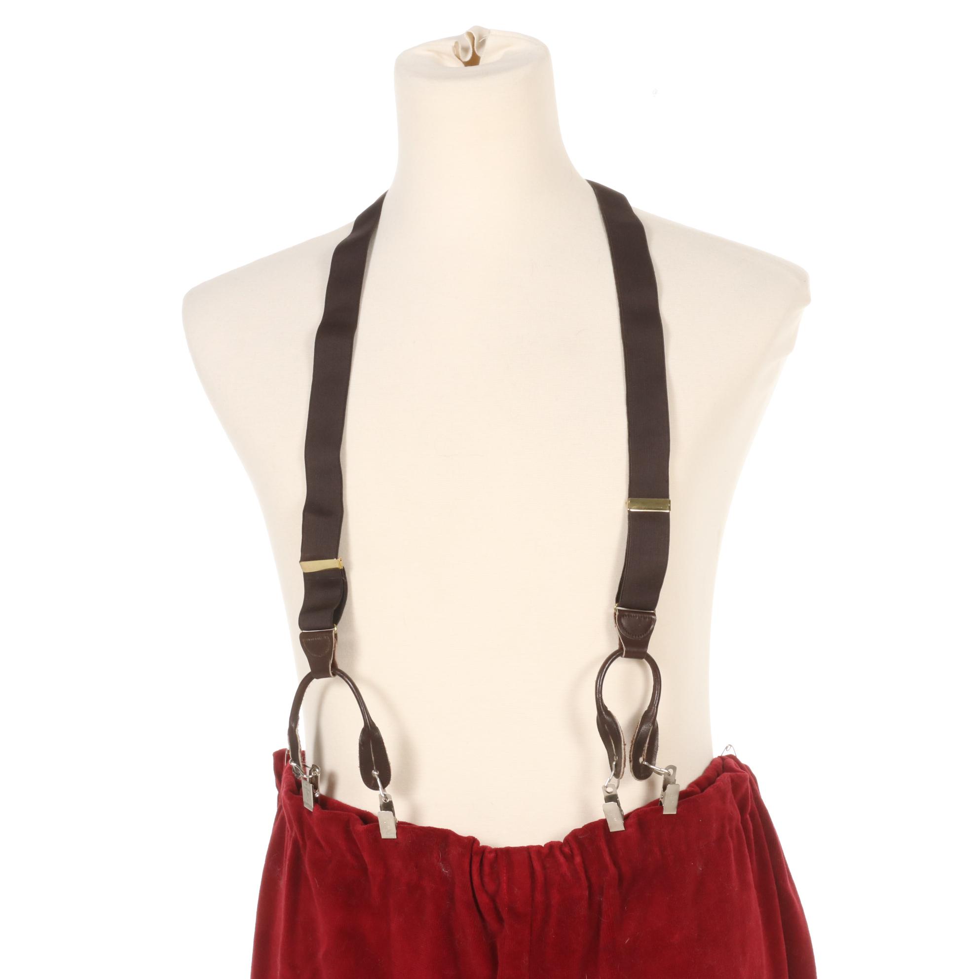 Homemade Santa Suit With Wig, Beard and Accessories