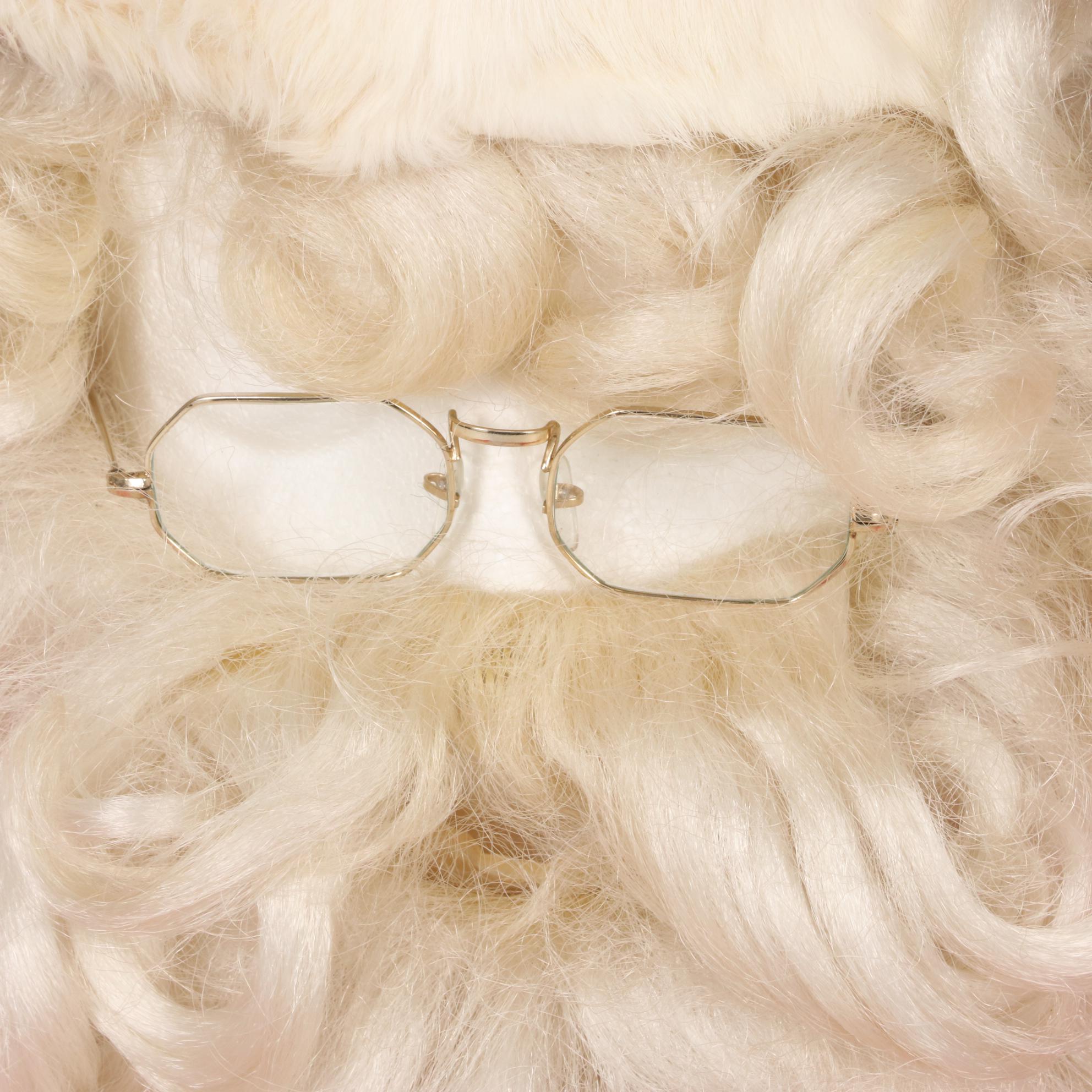 Homemade Santa Suit With Wig, Beard and Accessories