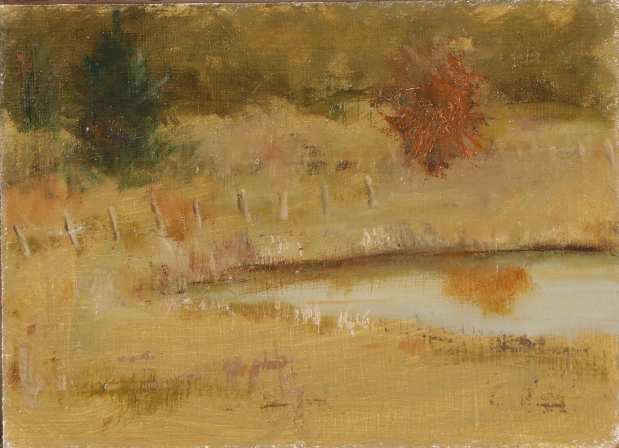 Pair of Landscape Oil Paintings, 21st Century