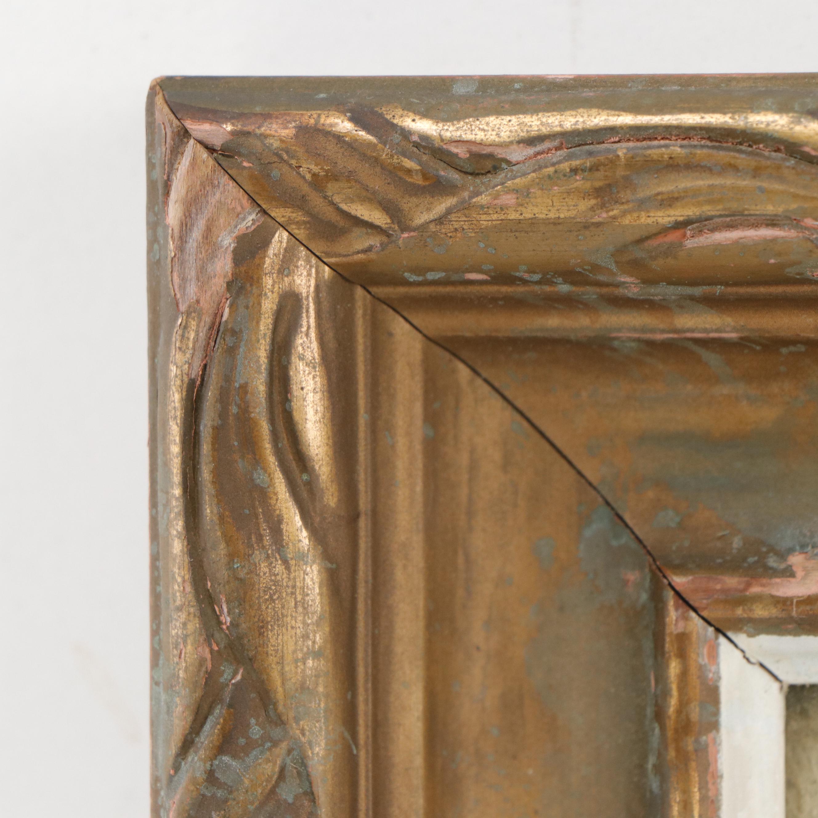 Marine Oil Painting of Three Ships at Sea, Early 20th Century