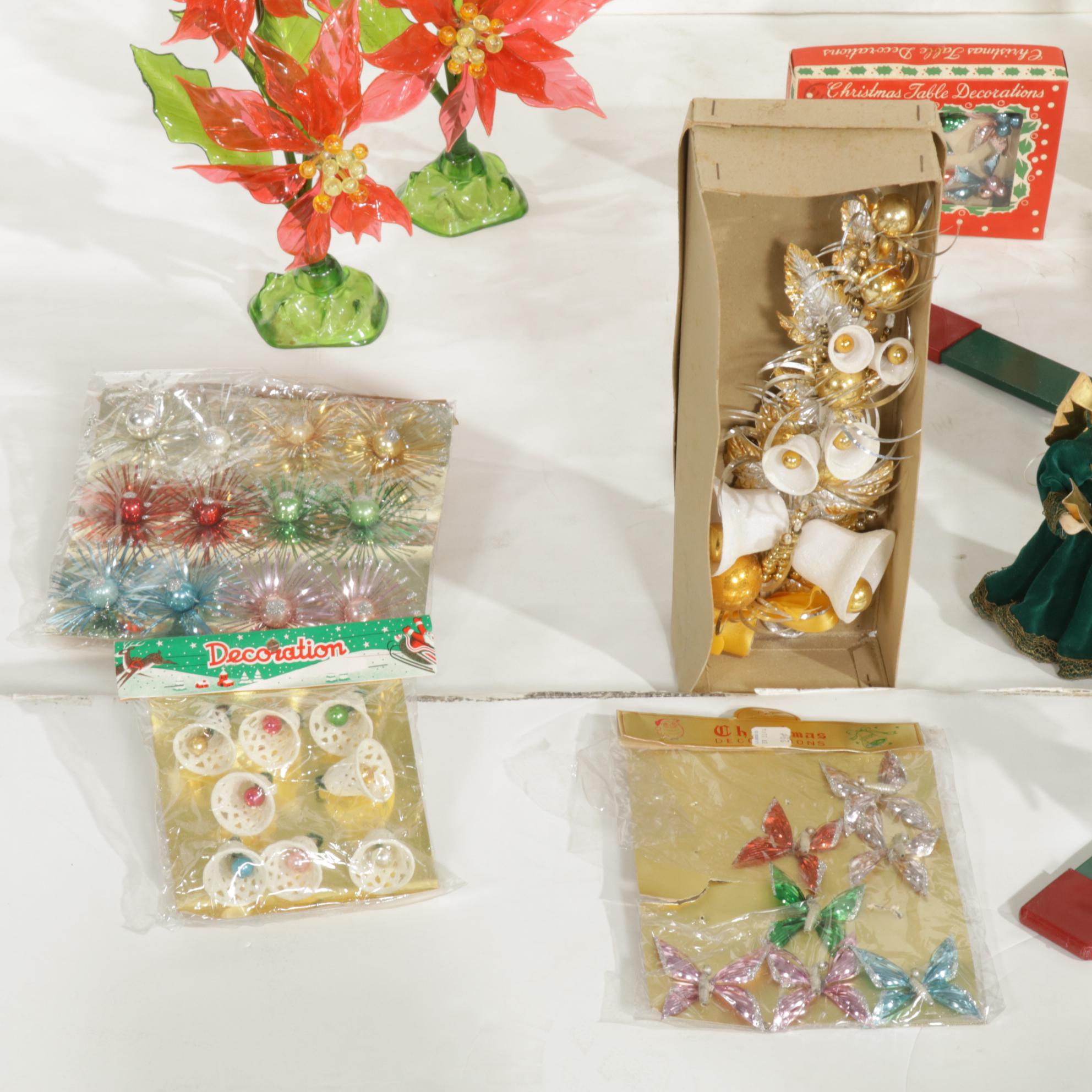 Heavy Duty Christmas Tree Stand, German Decorations, Tree Toppers and