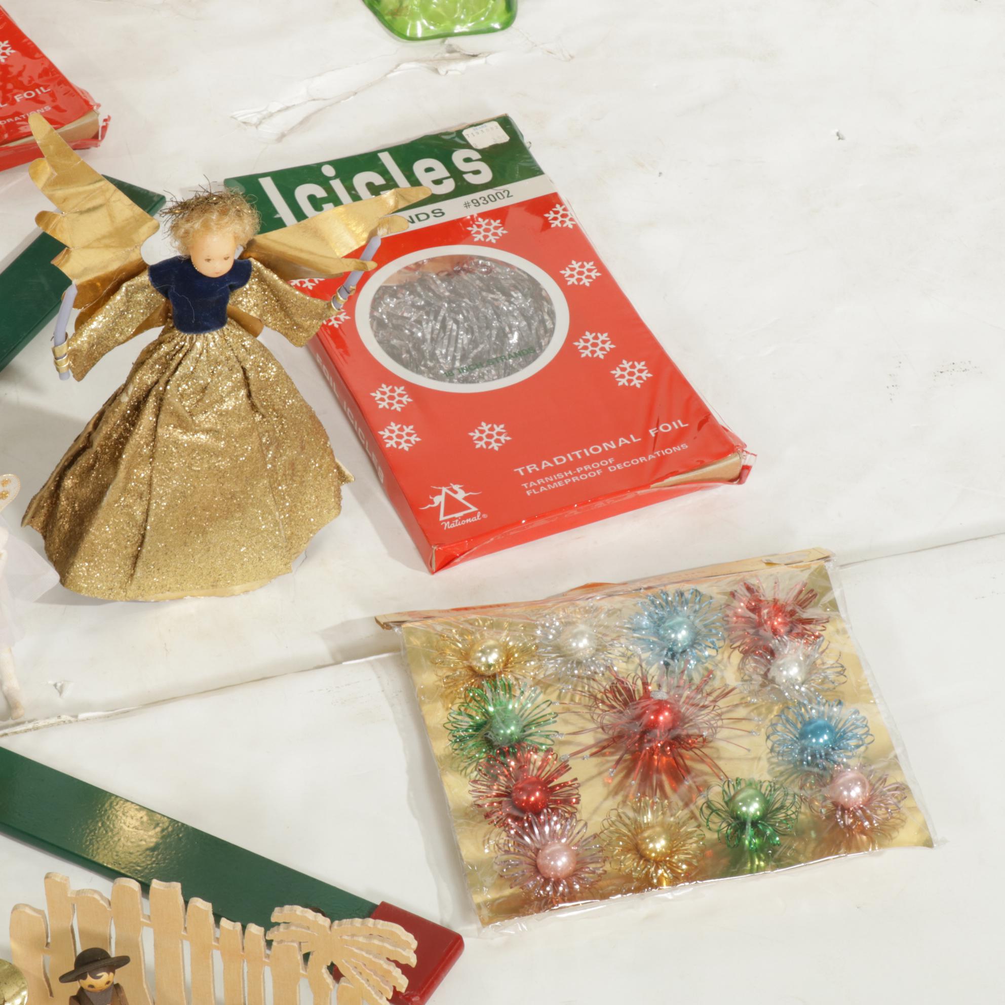 Heavy Duty Christmas Tree Stand, German Decorations, Tree Toppers and