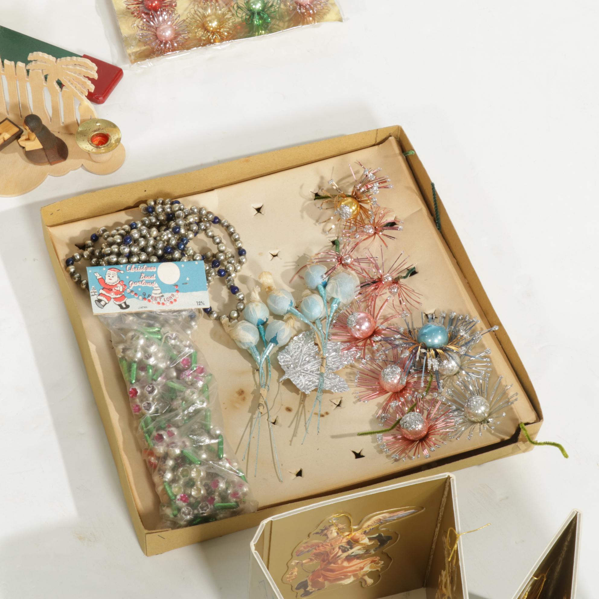 Heavy Duty Christmas Tree Stand, German Decorations, Tree Toppers and