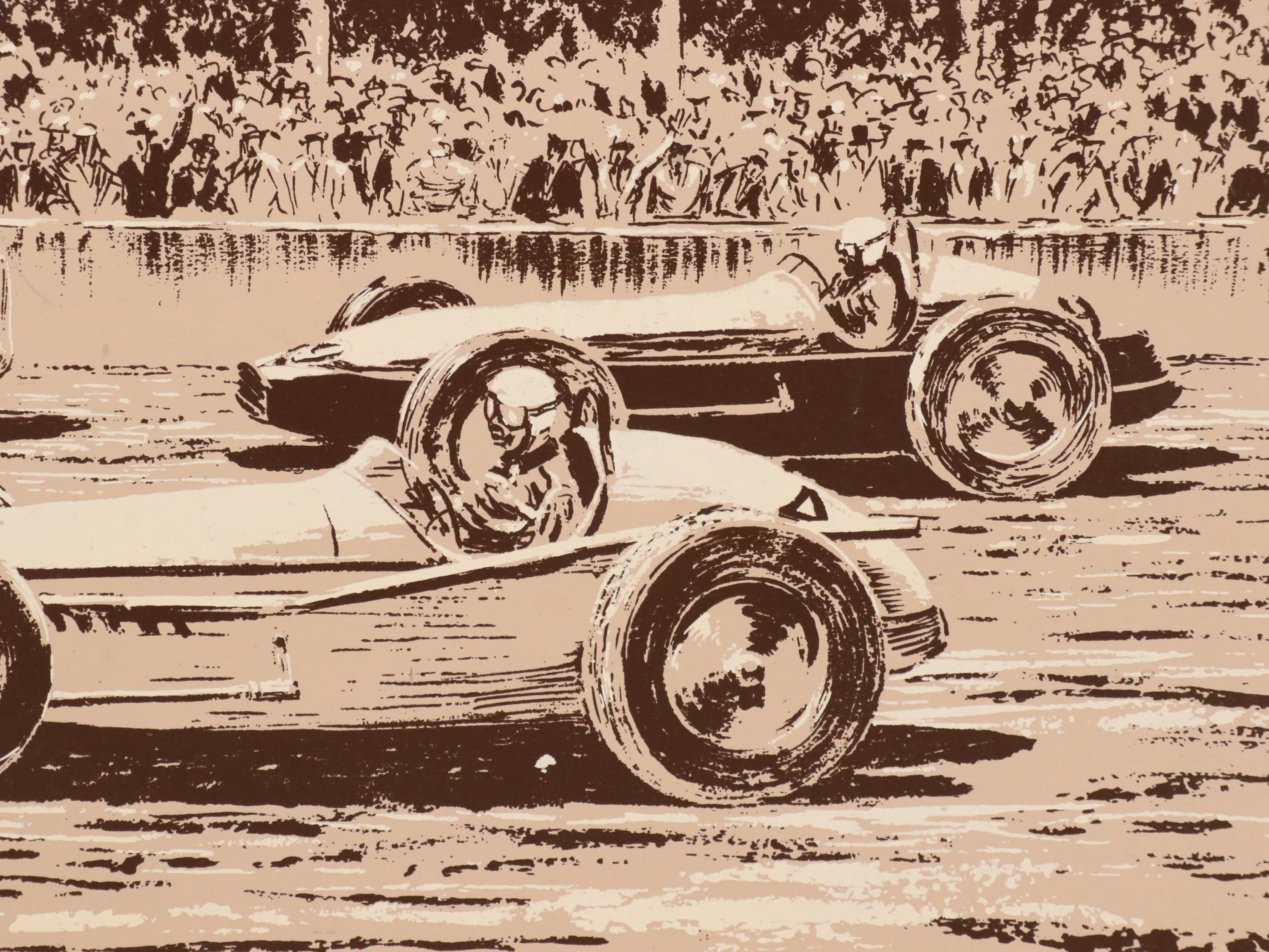 Phil Brinkman Vintage Race Car Print