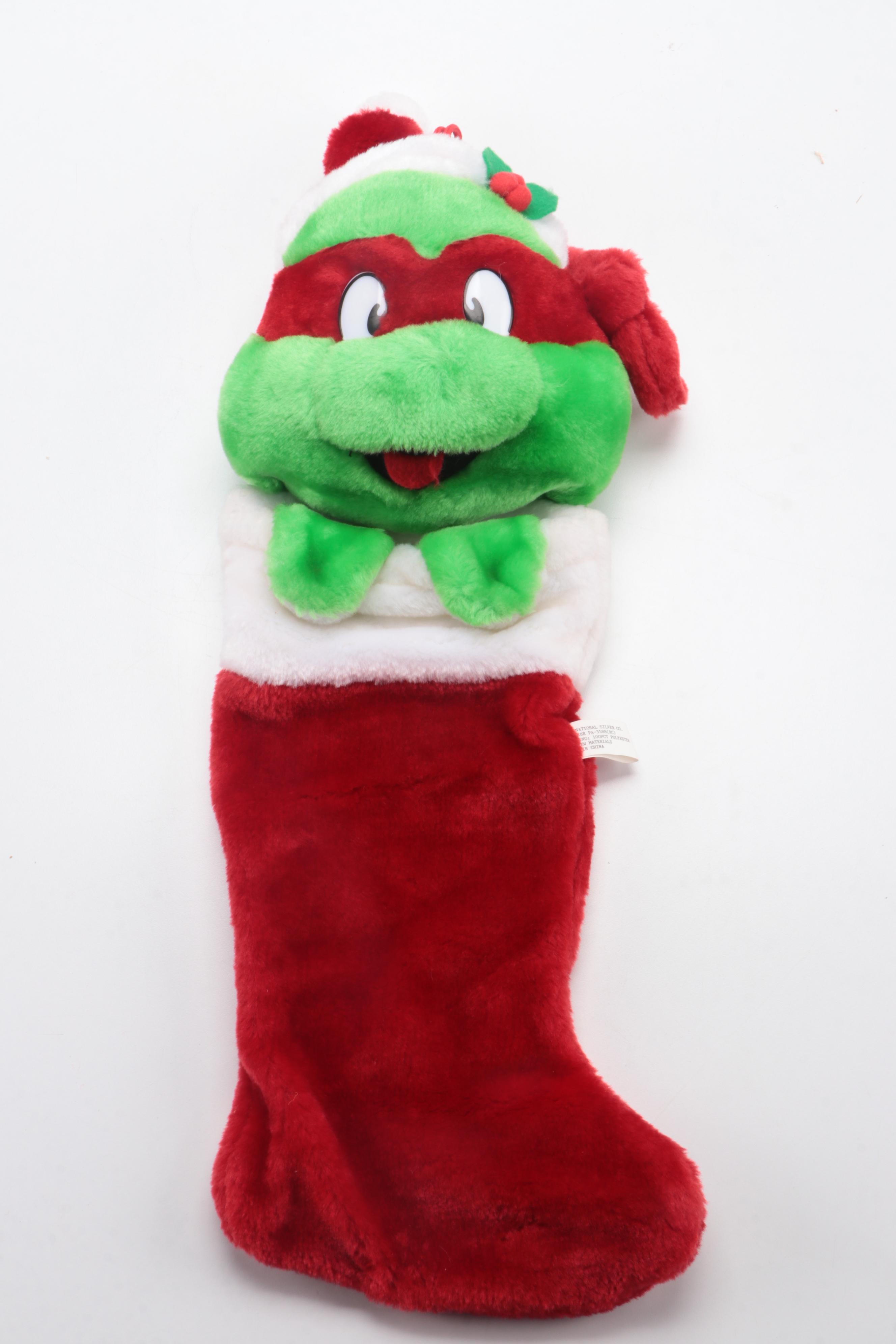 Cuddle Wit "Mr. Magoo Santa" Plush with Santa Goofy Doll and Character Stockings