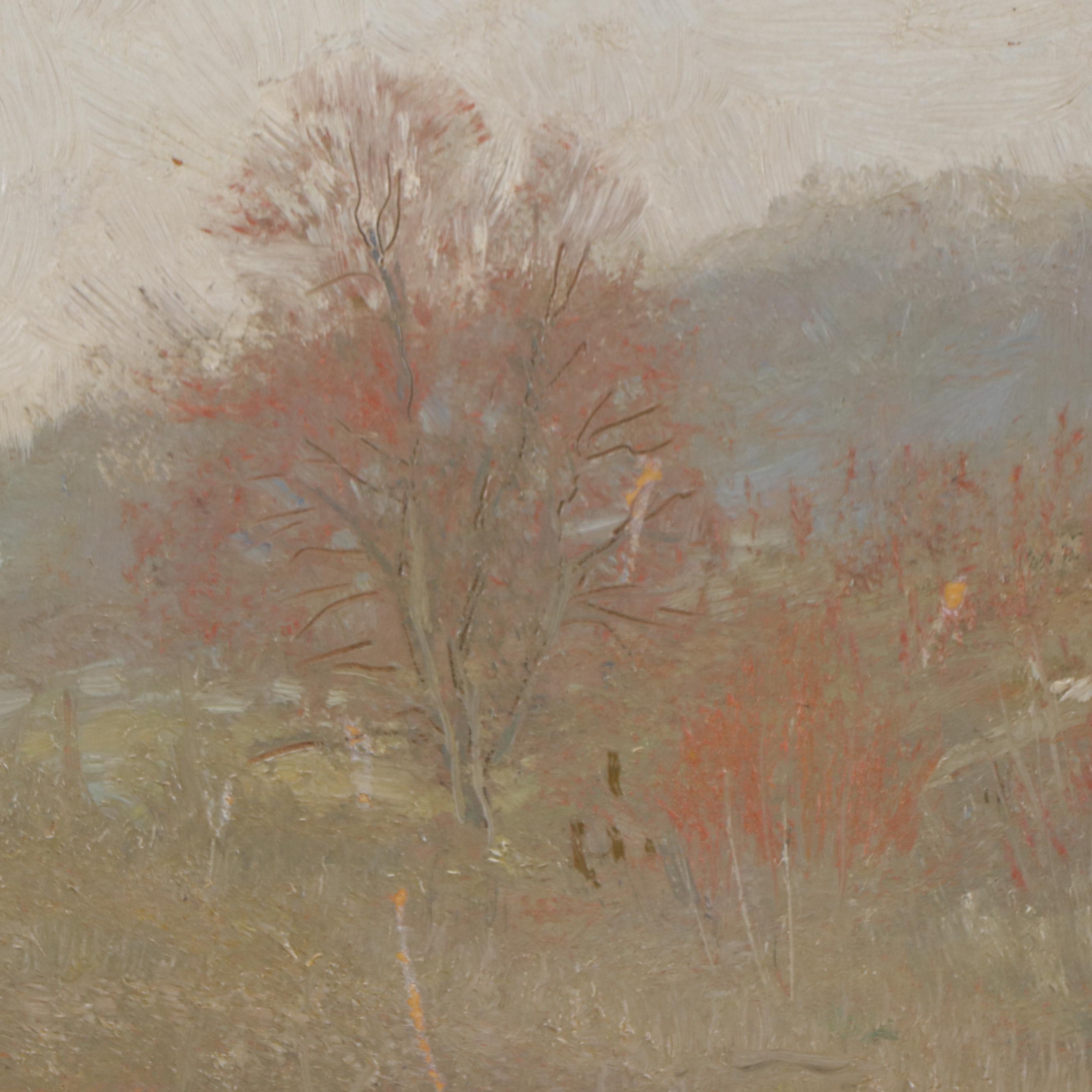 Alexander Scott Landscape Oil Painting, Early 20th Century