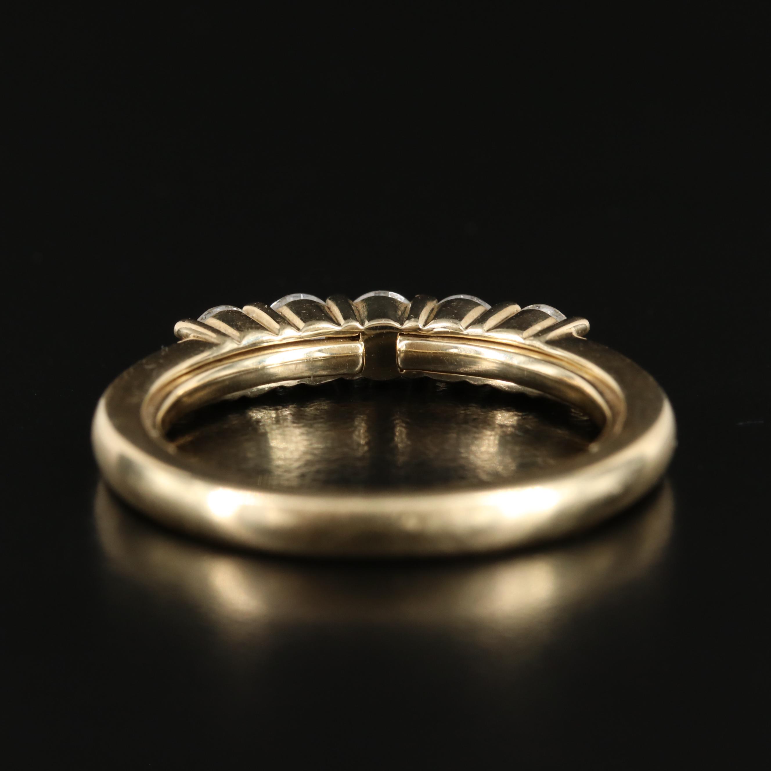 14K 1.00 CTW Diamond Five Stone Band