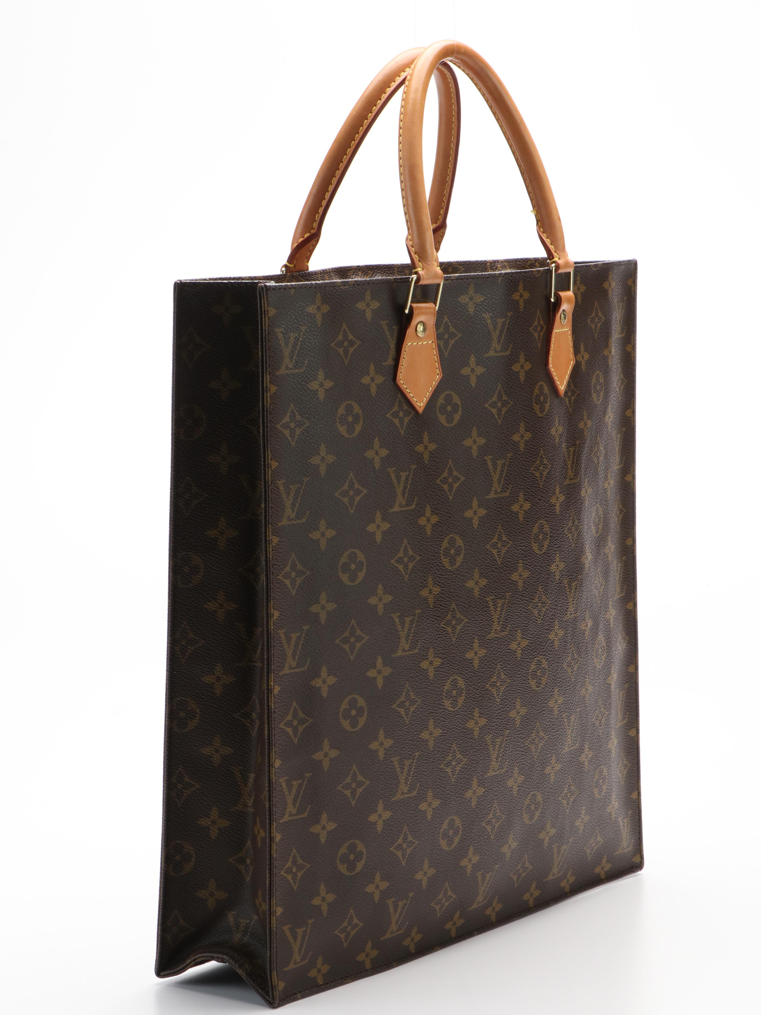 Louis Vuitton Sac Plat Tote in Monogram Coated Canvas