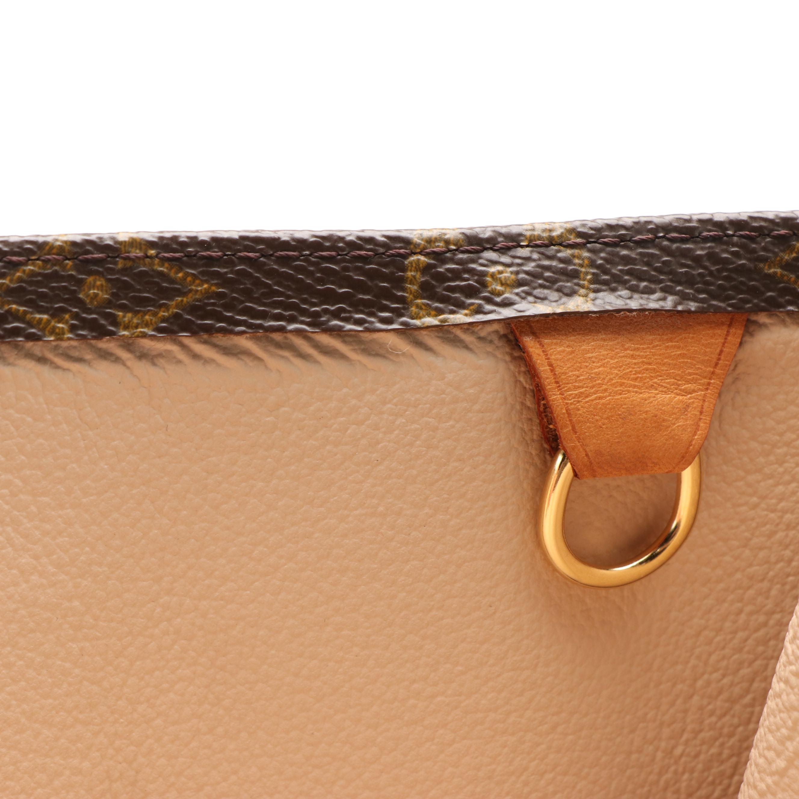 Louis Vuitton Sac Plat Tote in Monogram Coated Canvas