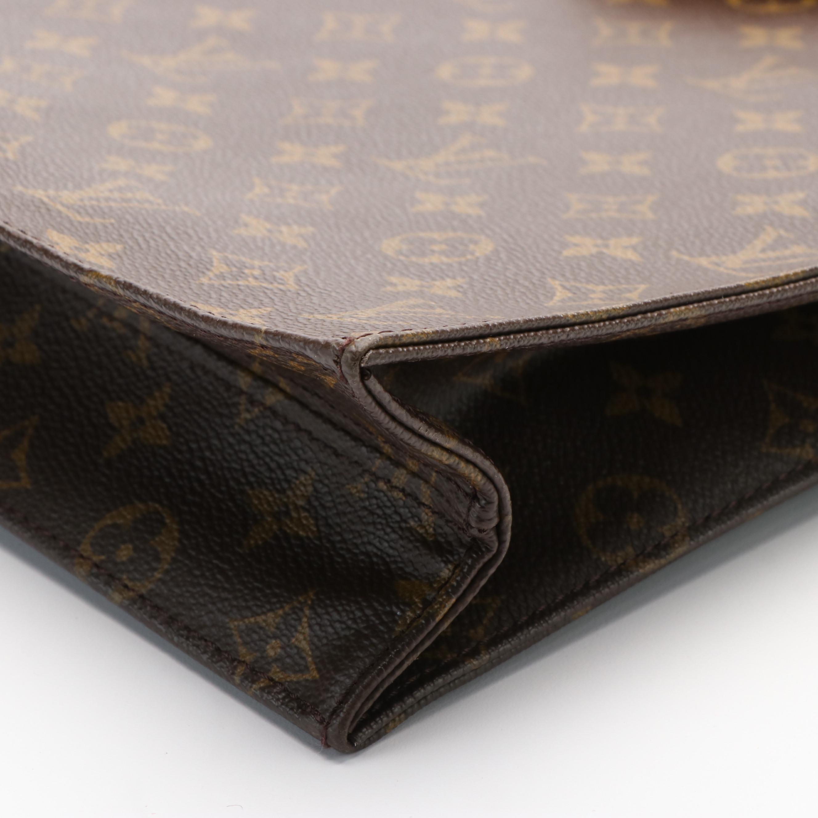 Louis Vuitton Sac Plat Tote in Monogram Coated Canvas