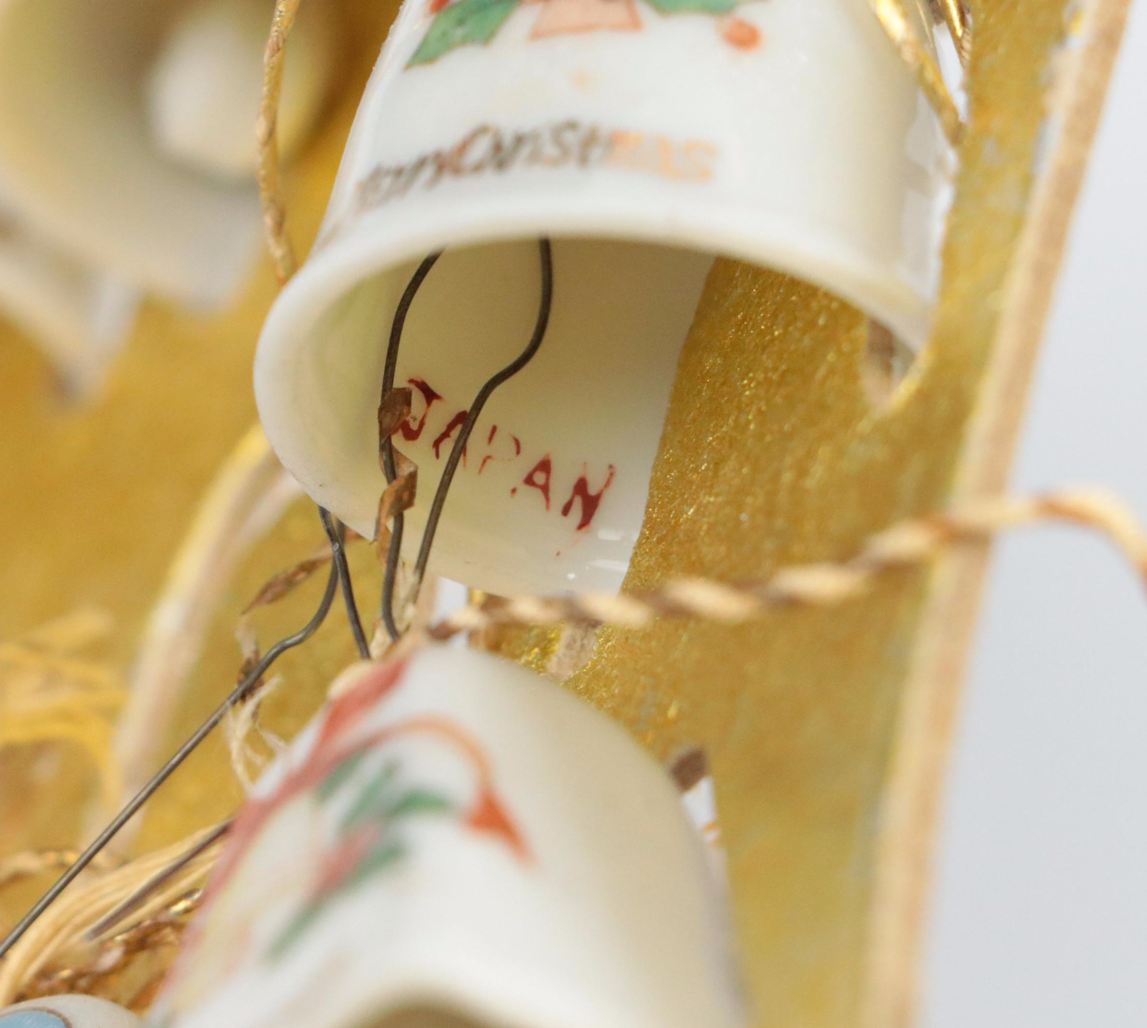 Ceramic Christmas Tree Cookie Jar, Metal Luminary, Plates and Other Décor