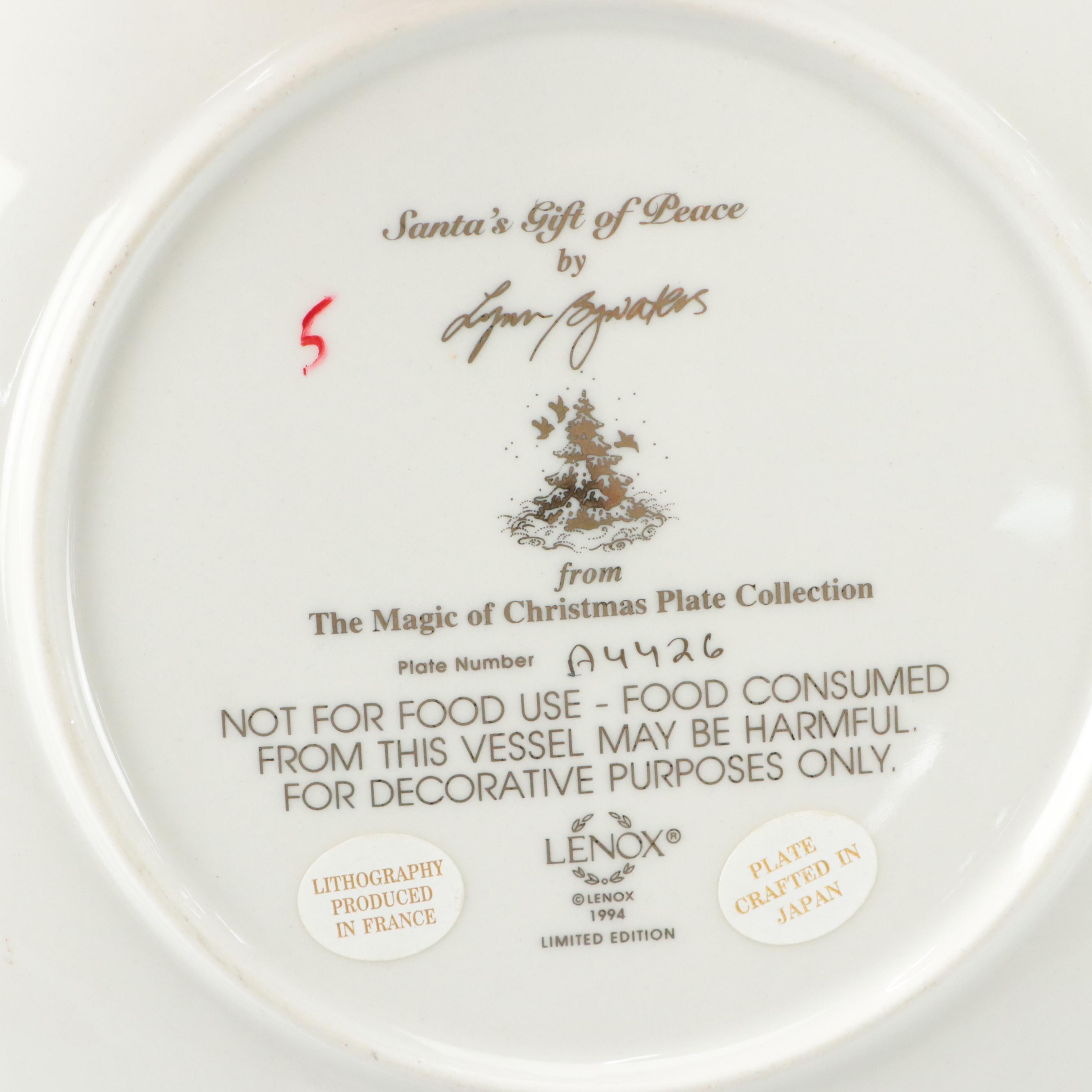 Ceramic Christmas Tree Cookie Jar, Metal Luminary, Plates and Other Décor