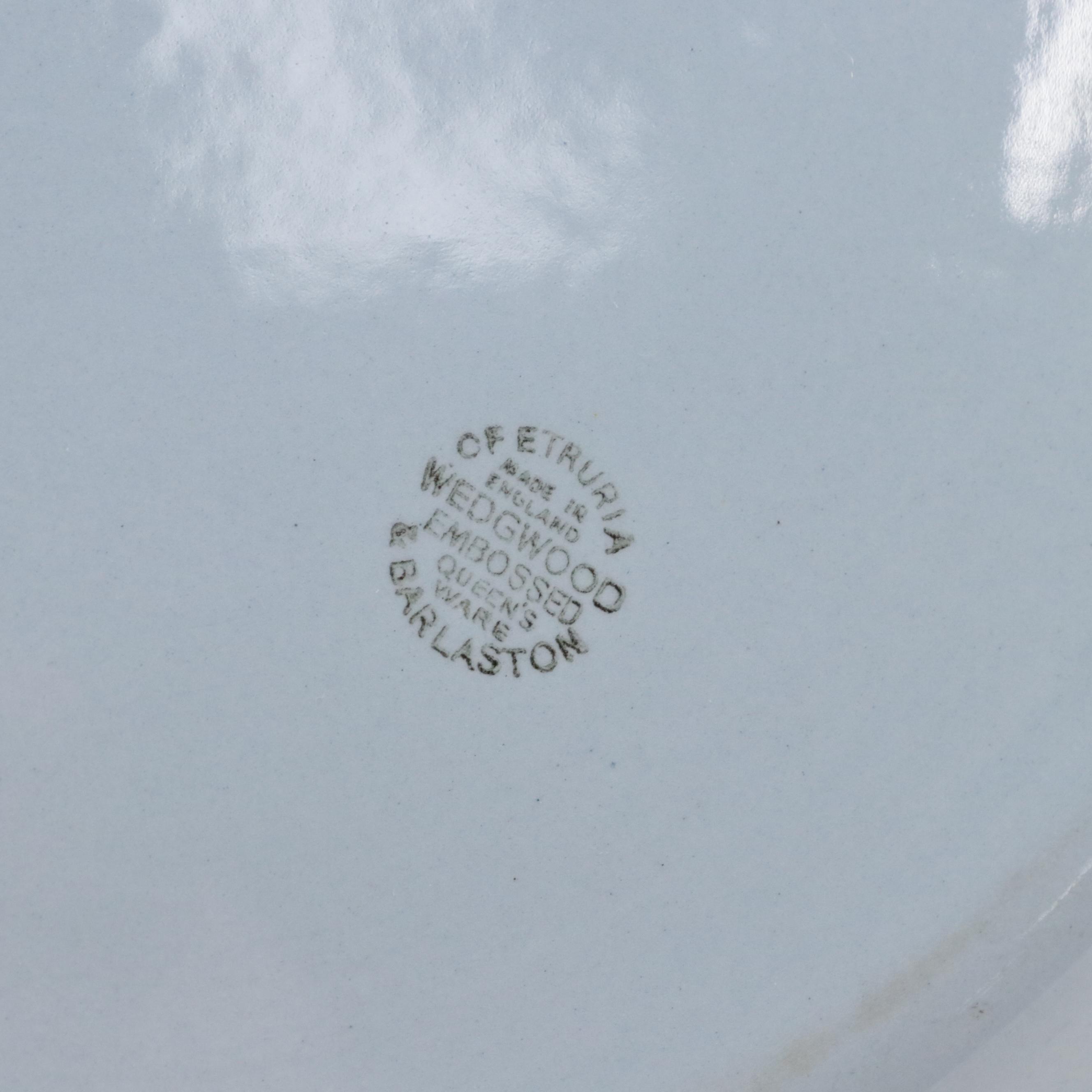 Mason's Ironstone Meat Platter with Wedgwood Plate and Chinese Rice Dishes