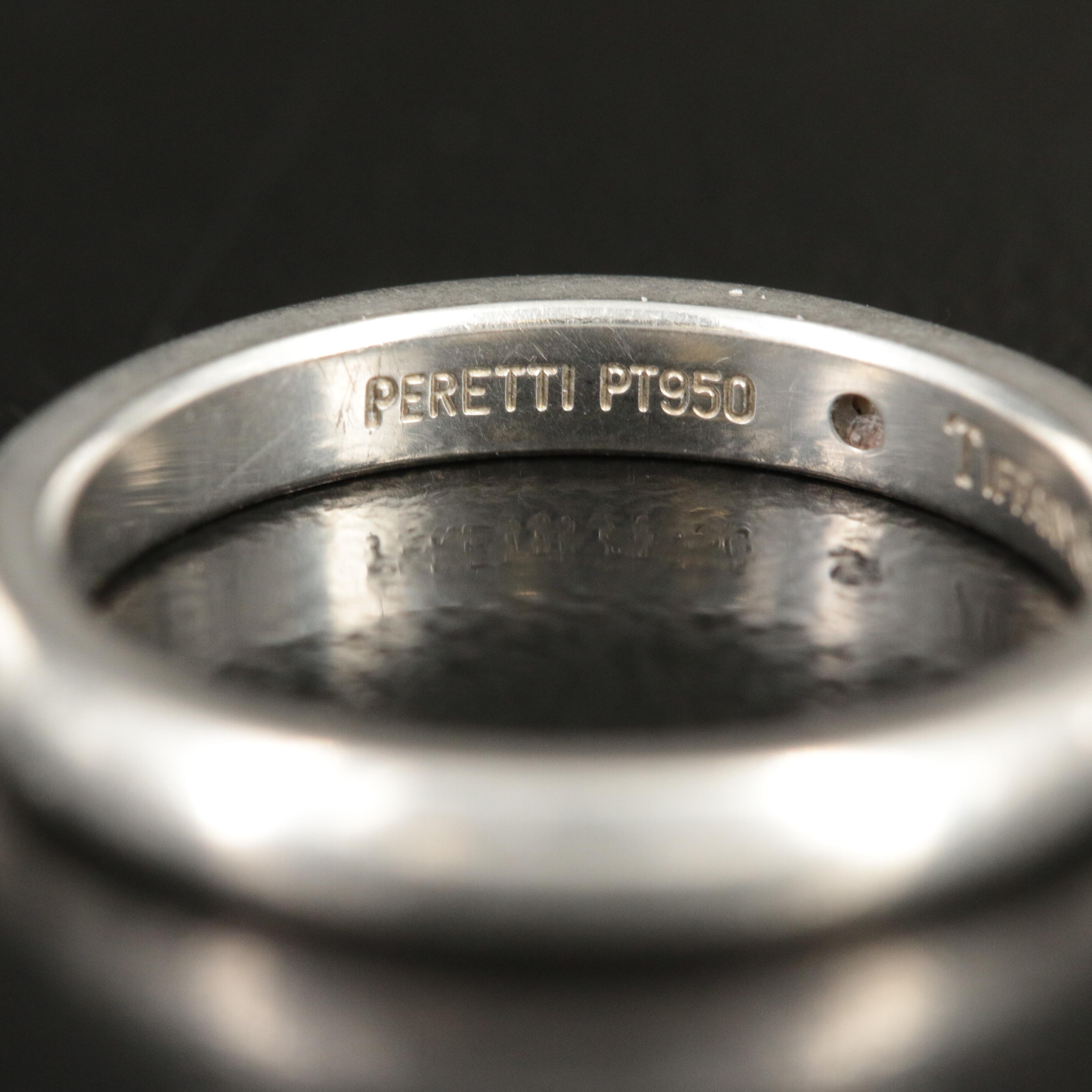 Elsa Peretti for Tiffany & Co. Platinum Band with Diamond Accent