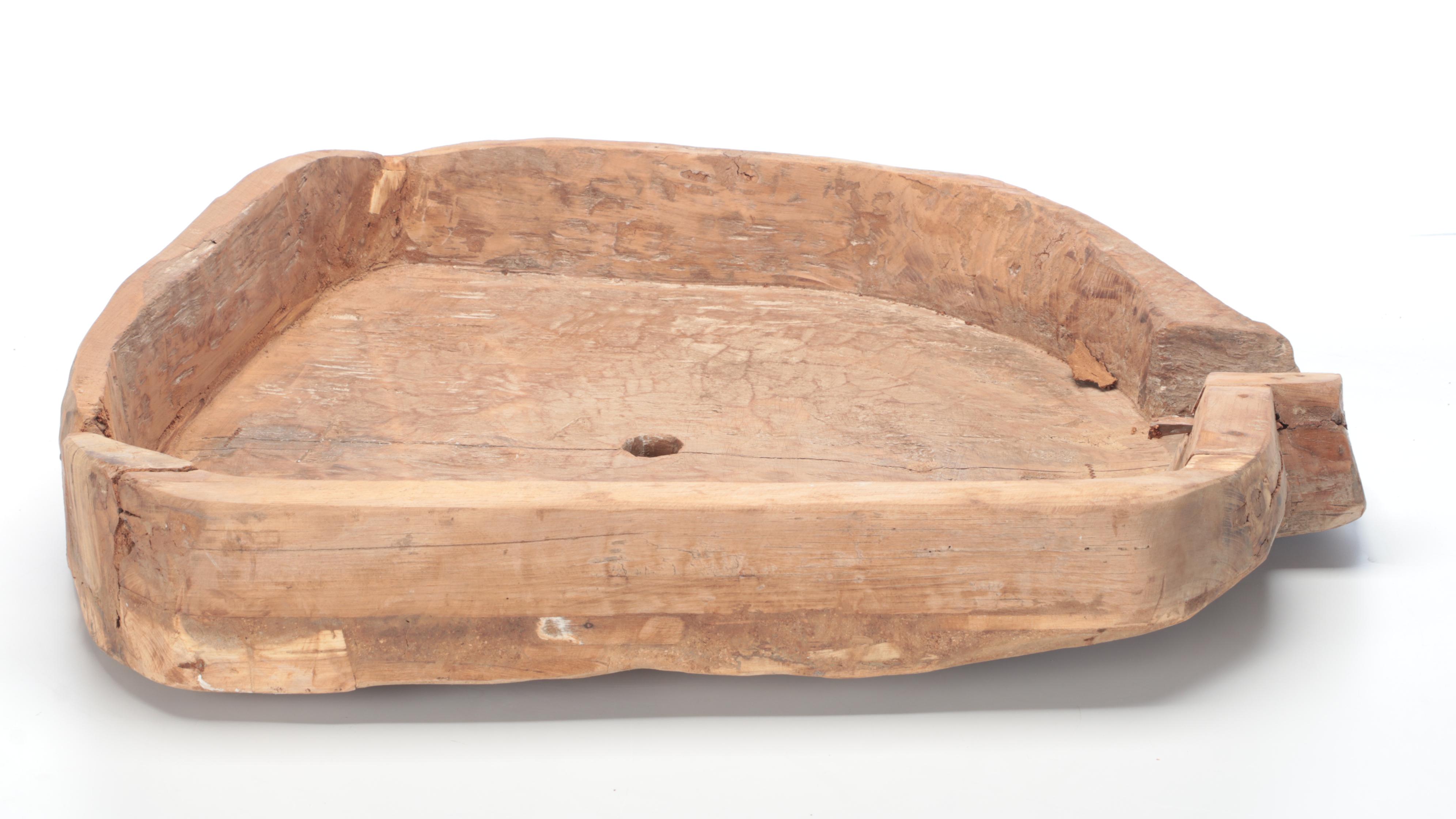 Primitive Wooden Basin