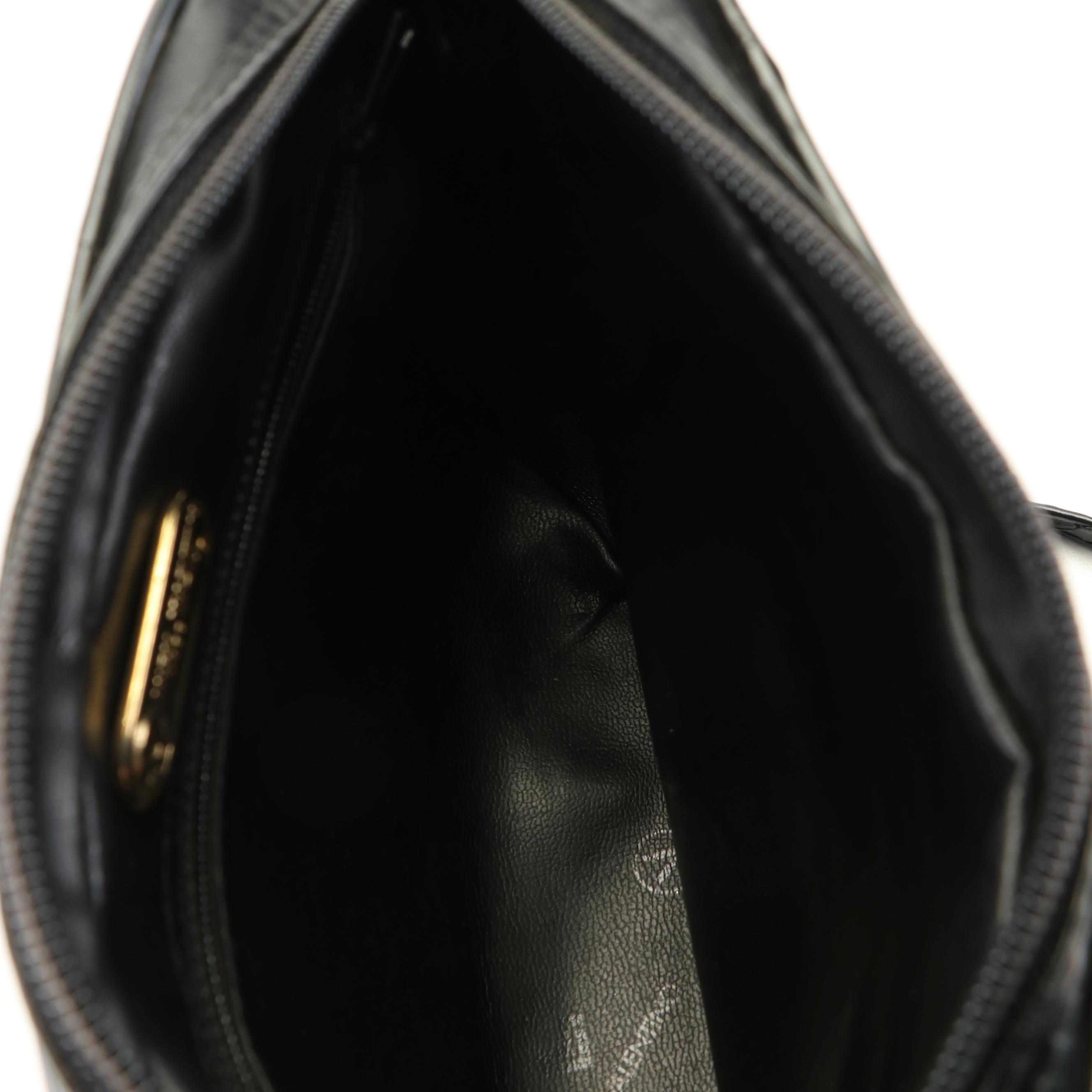 Mario Valentino Black Leather Shoulder Bag