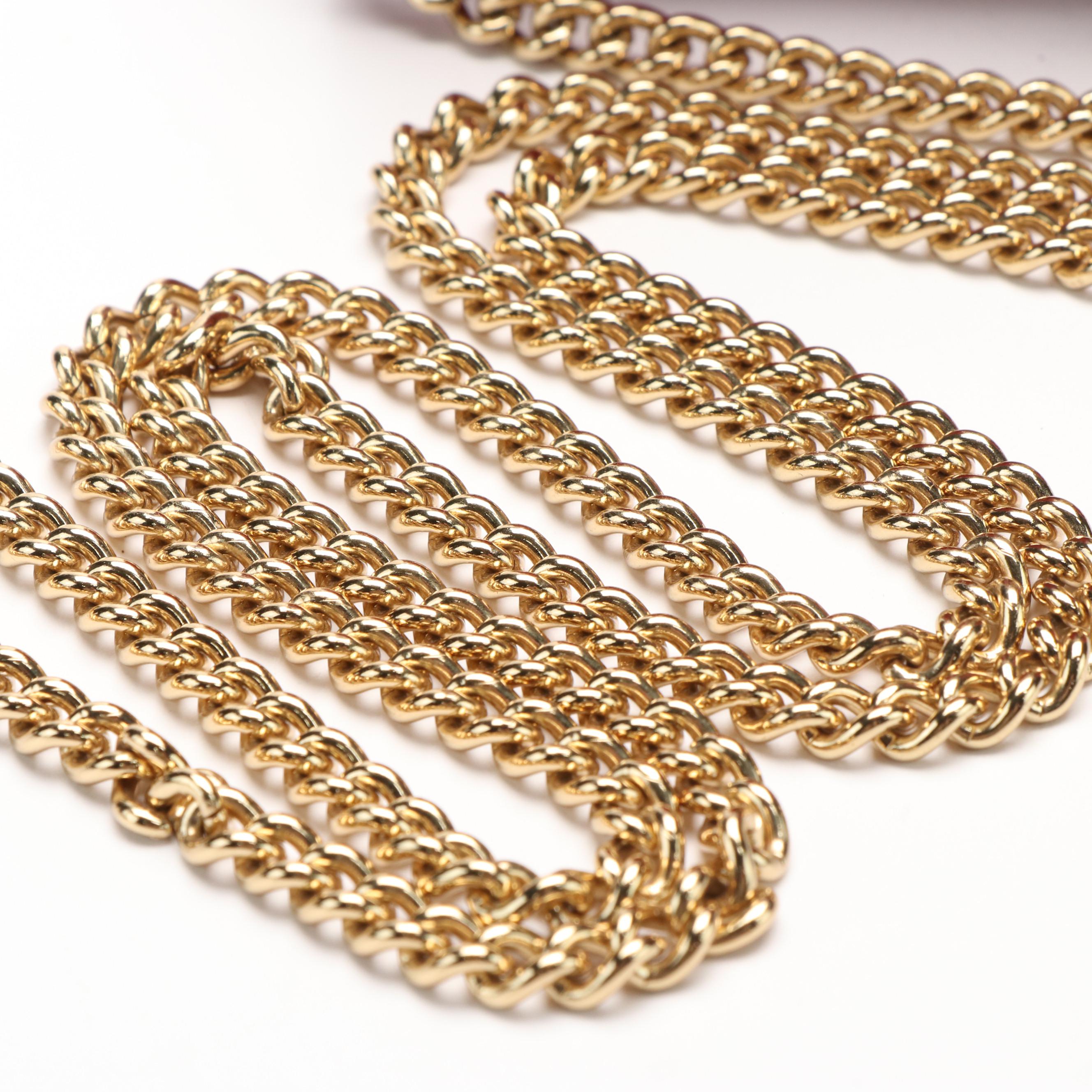 Gucci Sylvie Red Leather Chain Shoulder Red Leather Bag