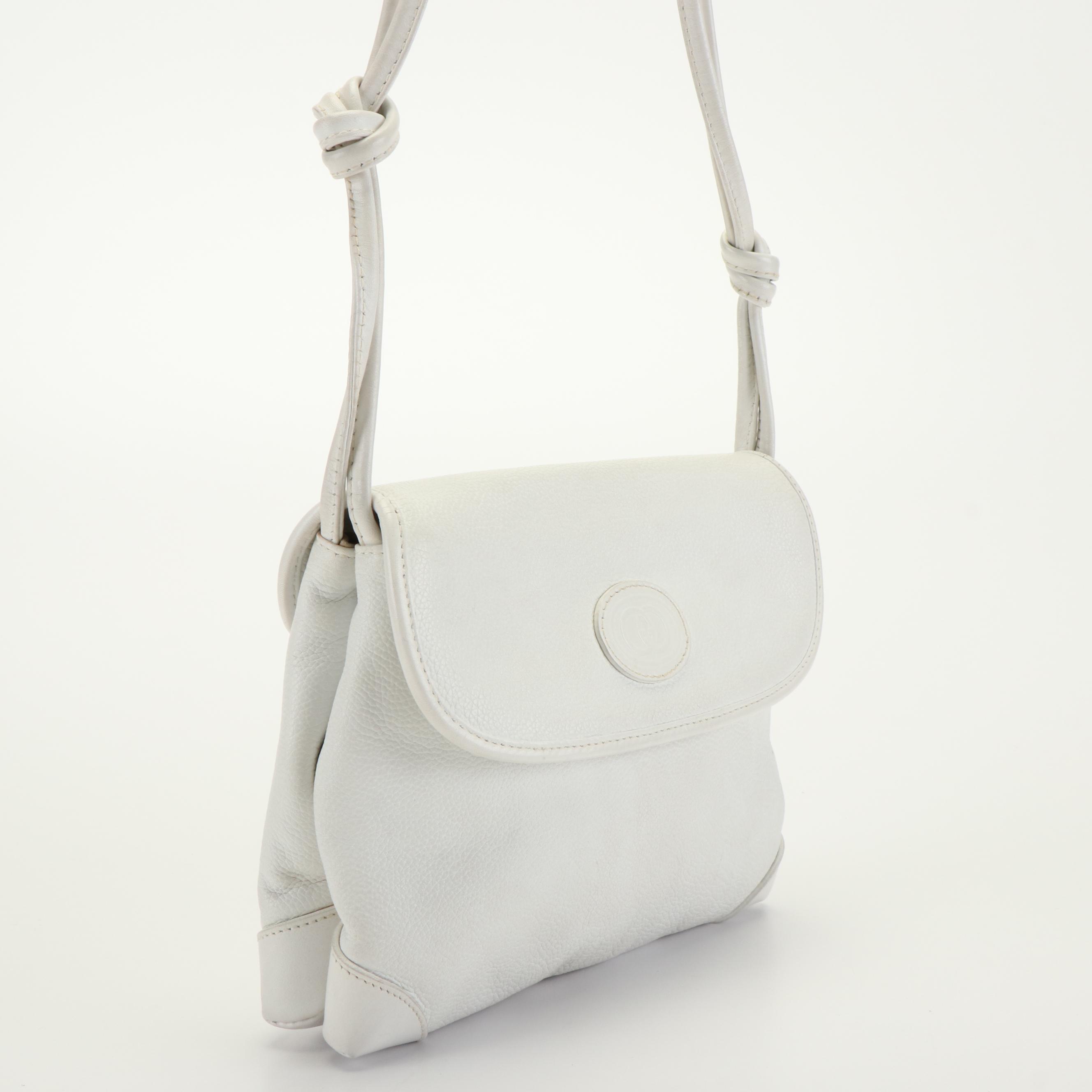 Gucci White Leather Crossbody Bag