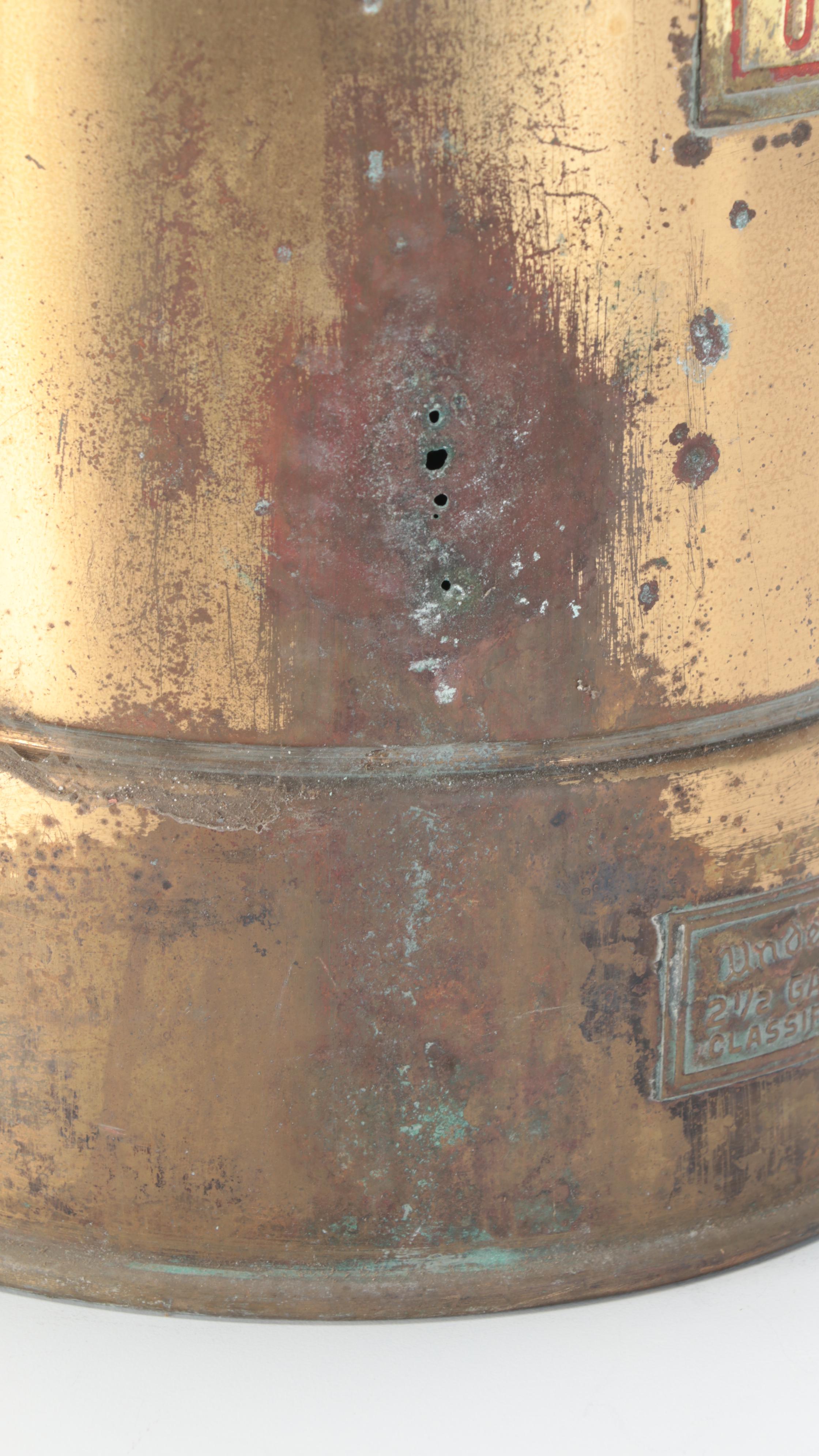 Schwartz Bros S. O. S. Defender Fire Extinguisher, Mid-20th Century