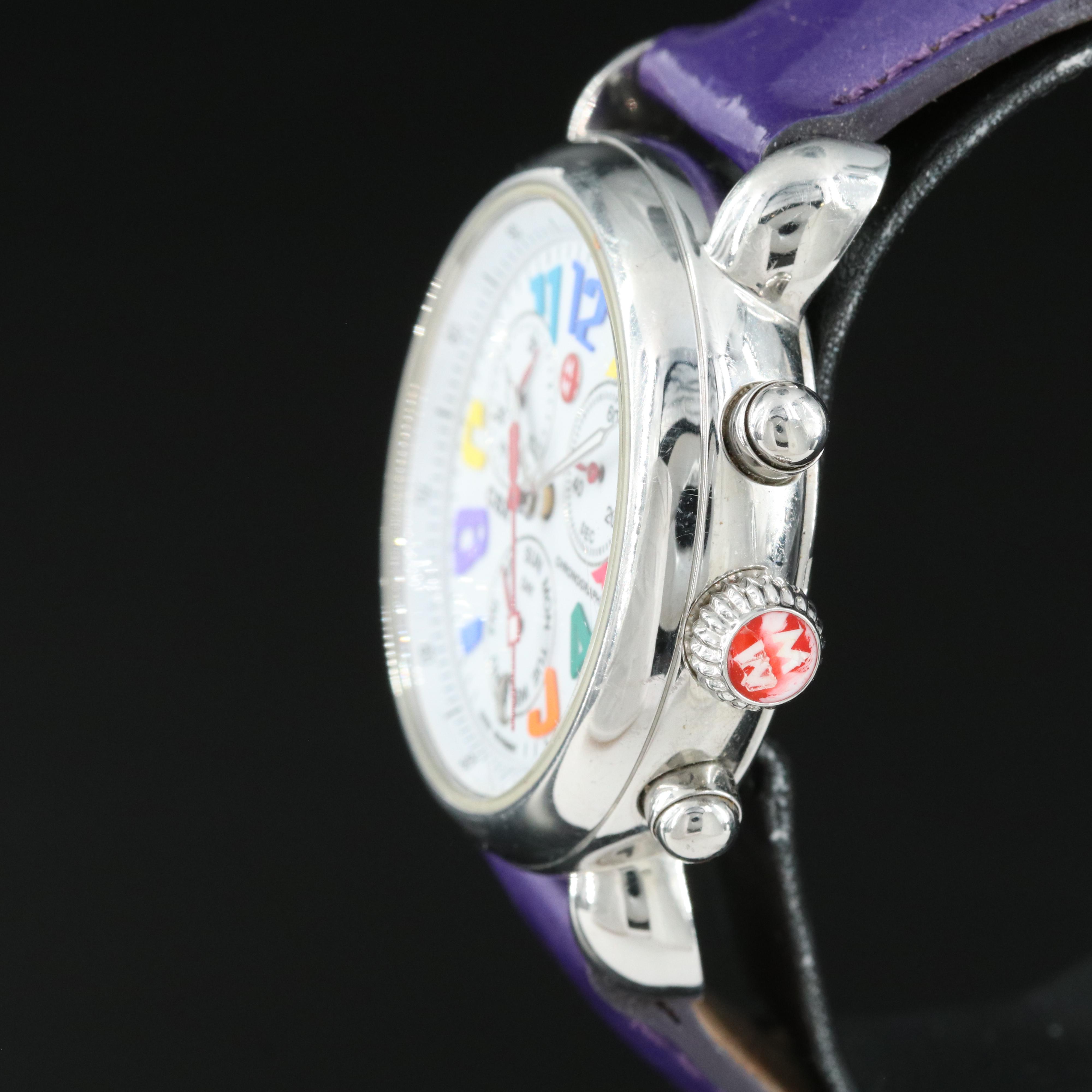 Michele CSX Day-Date Chronograph Quartz Watch