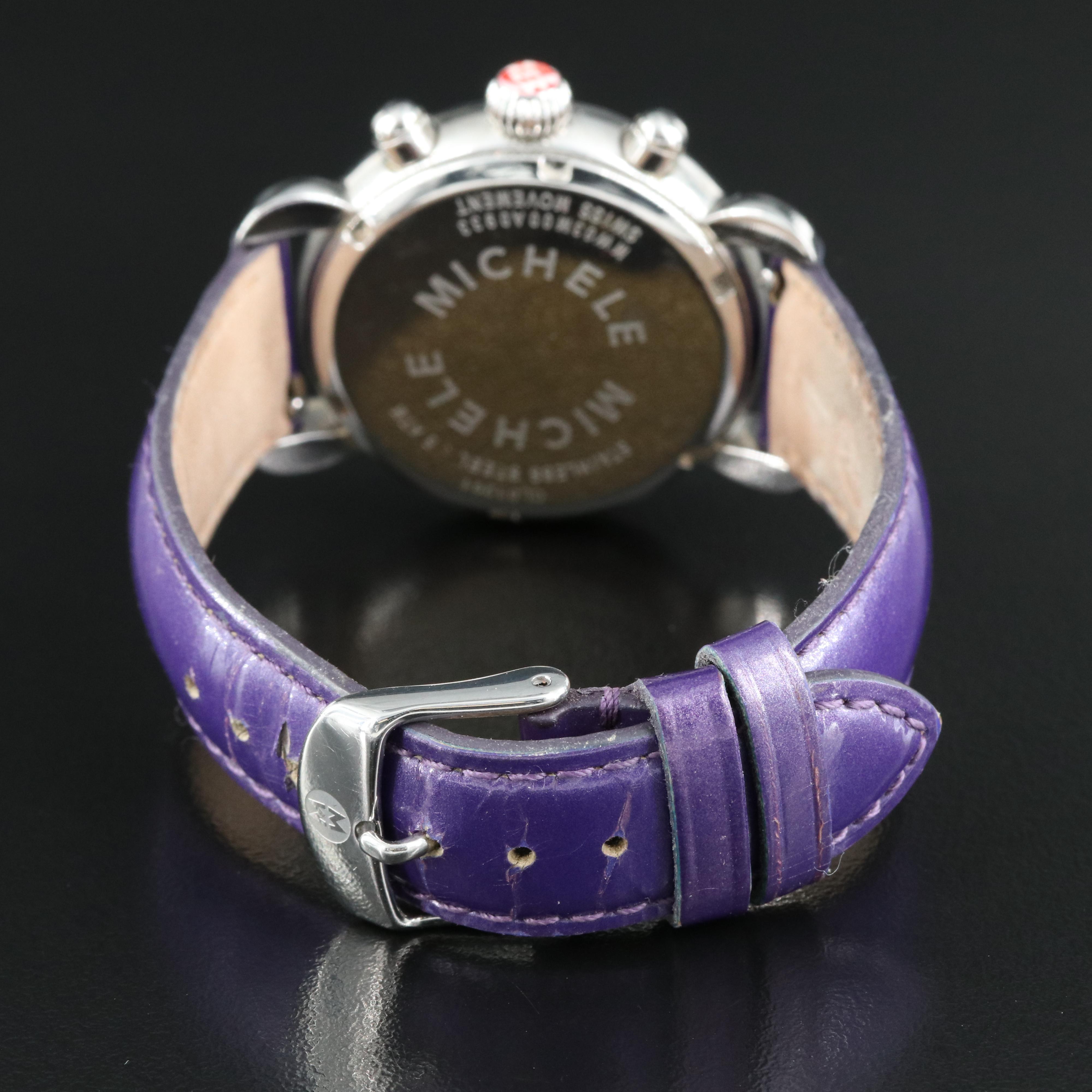 Michele CSX Day-Date Chronograph Quartz Watch