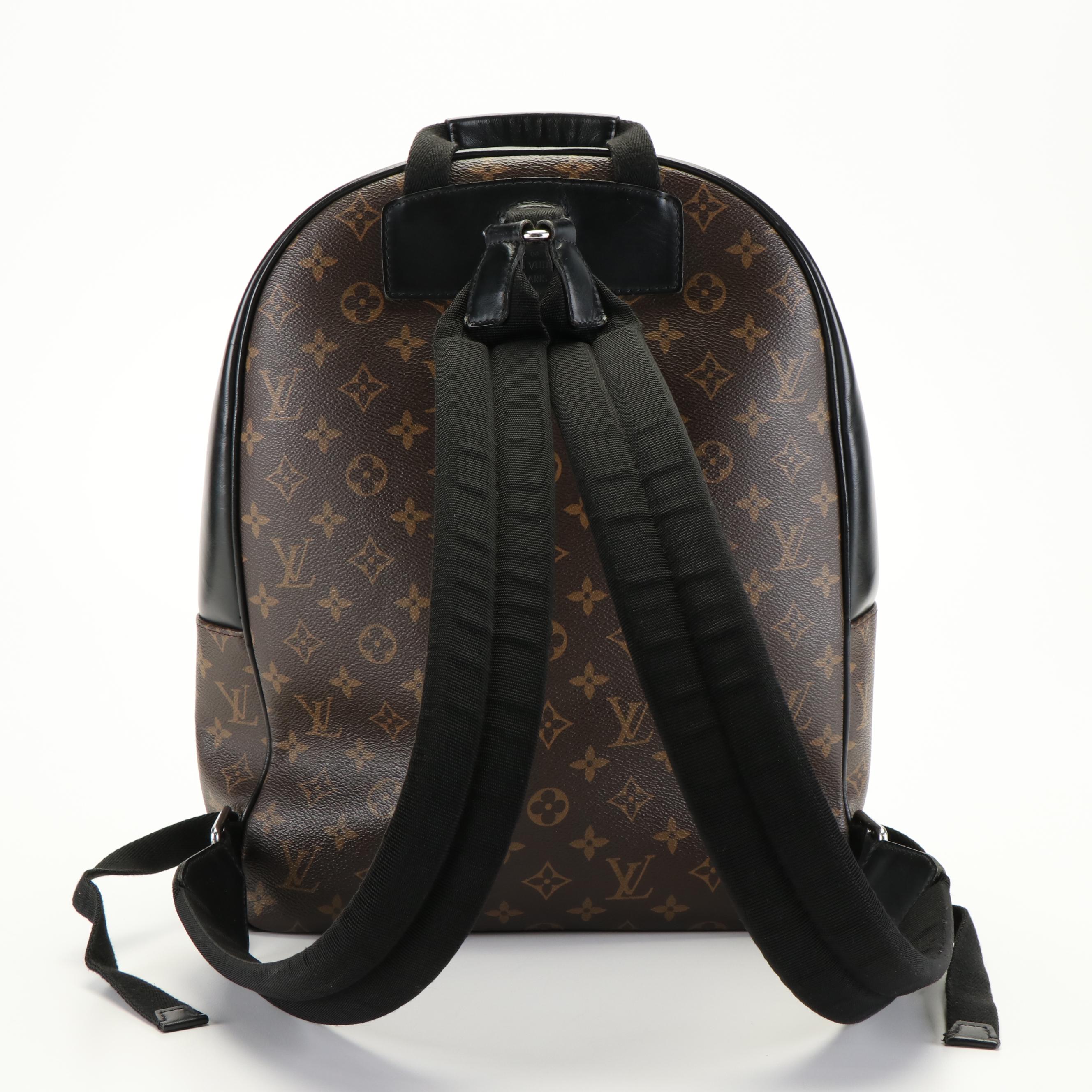 Louis Vuitton Palm Springs Backpack in Monogram Canvas and Black Leather Trim