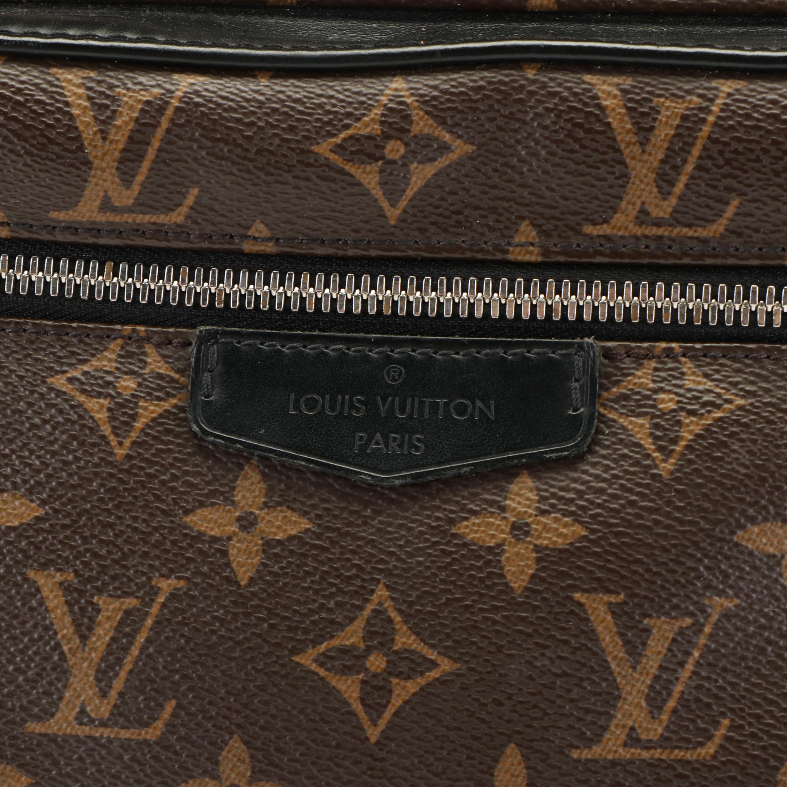 Louis Vuitton Palm Springs Backpack in Monogram Canvas and Black Leather Trim