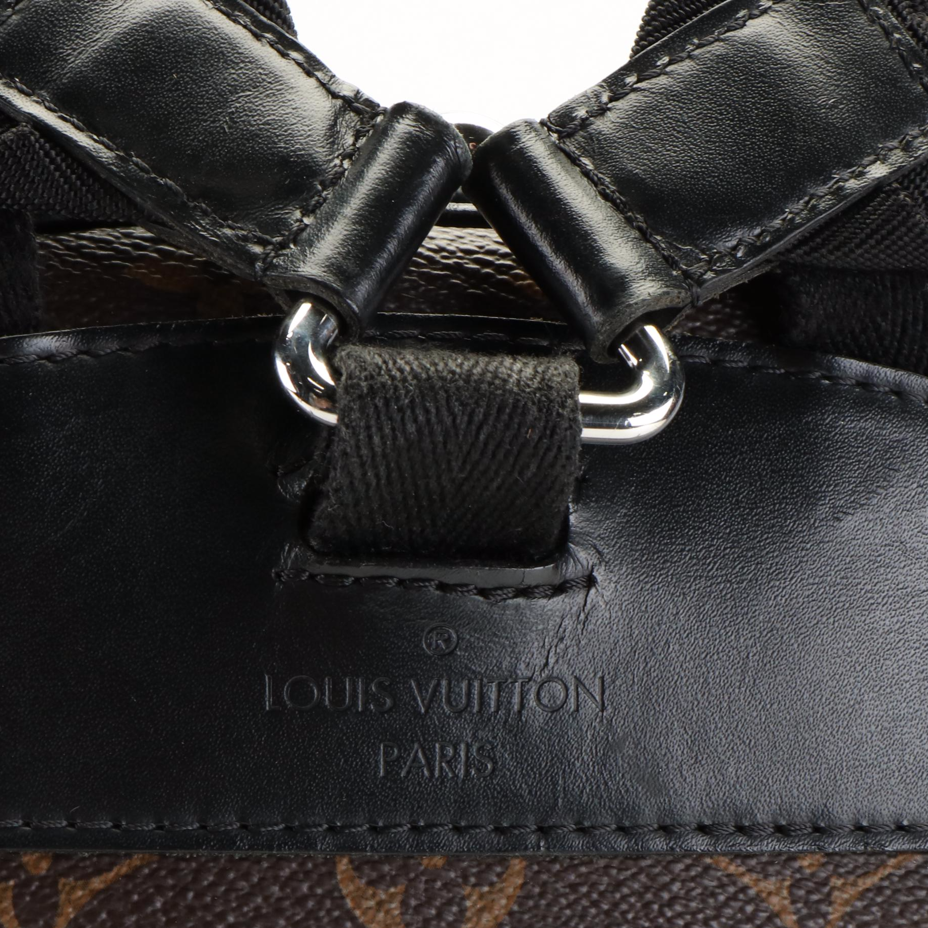 Louis Vuitton Palm Springs Backpack in Monogram Canvas and Black Leather Trim