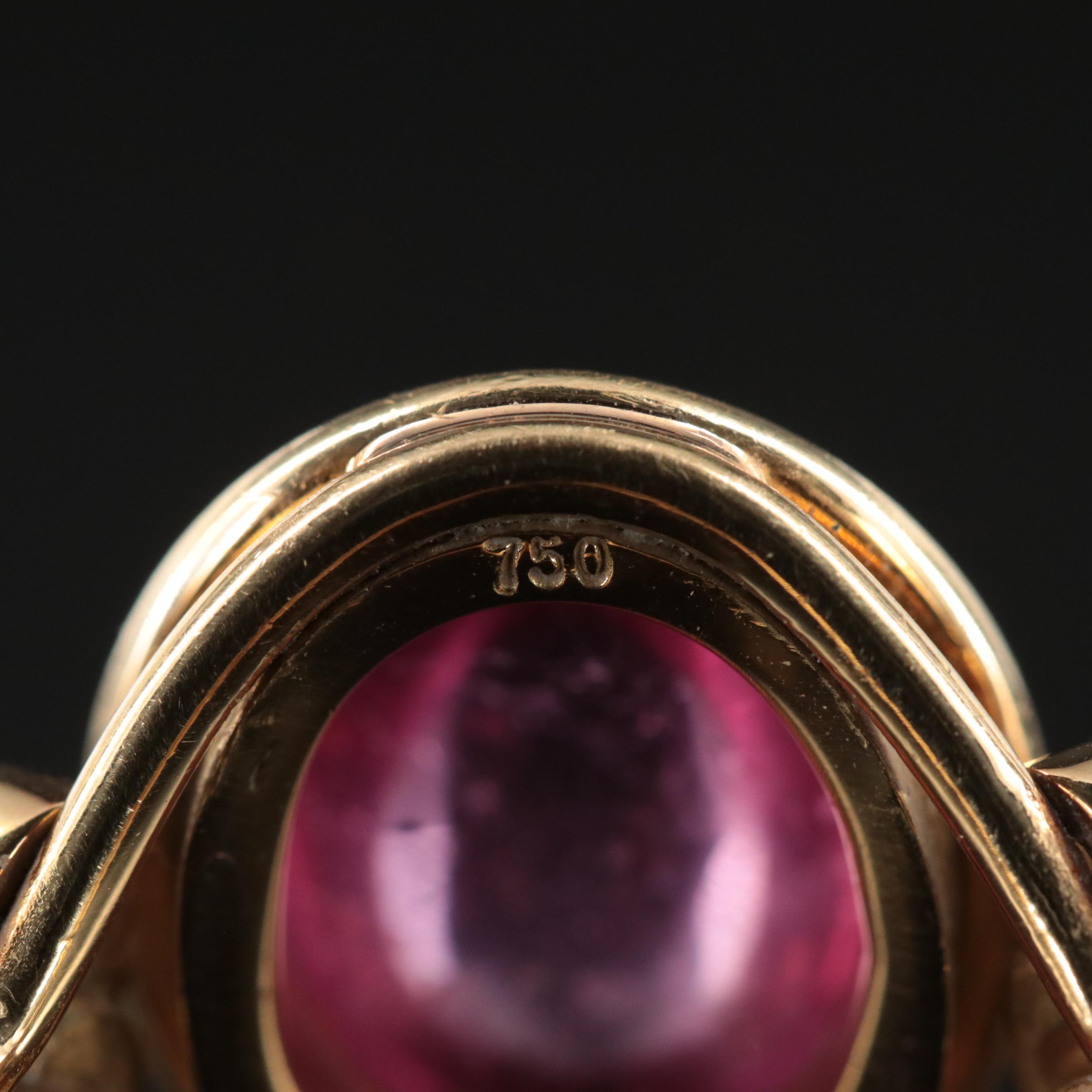 18K Tourmaline and Diamond Ring