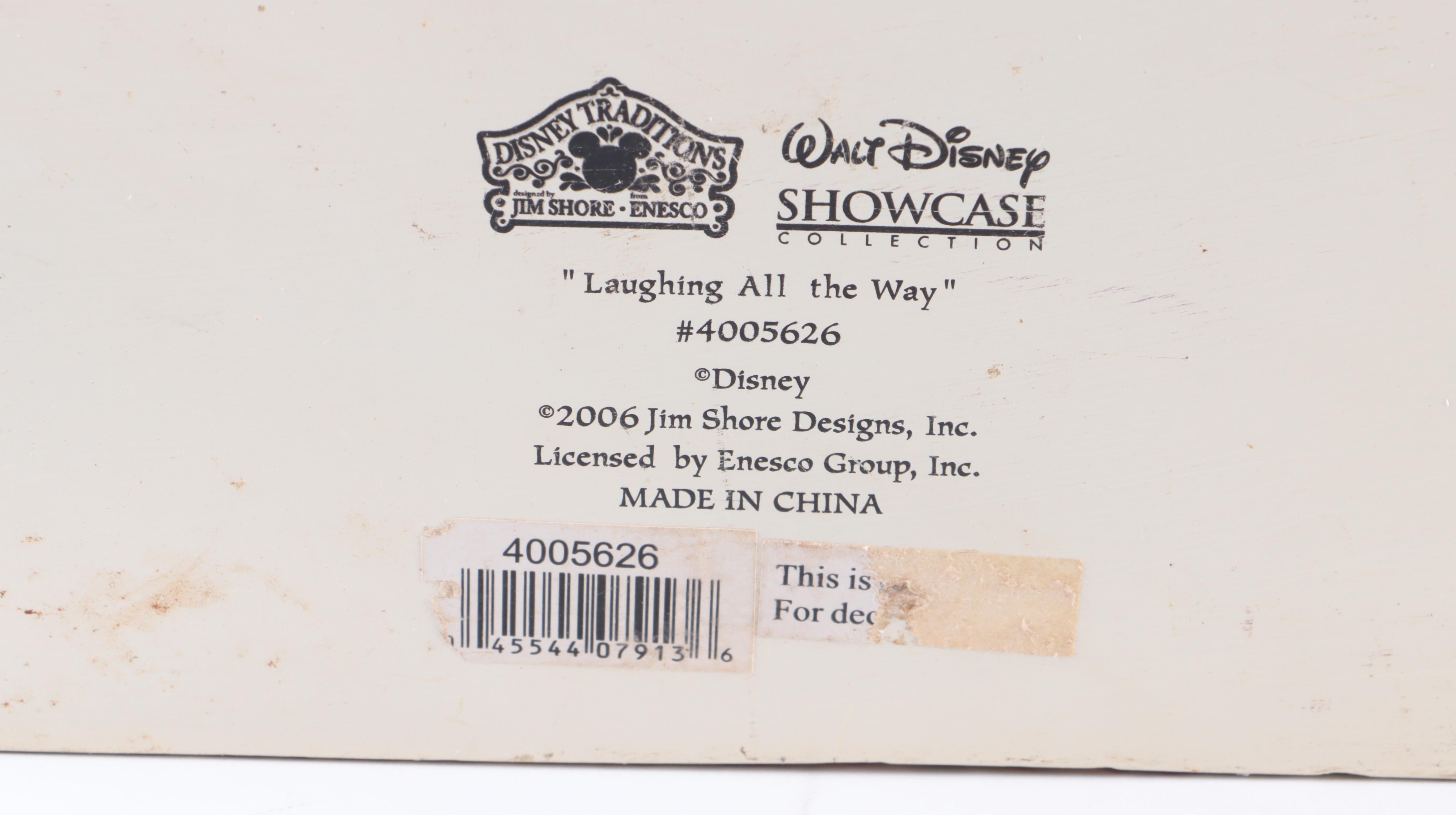 Jim Shore "Laughing All The Way" and Other Disney Showcase Figurines