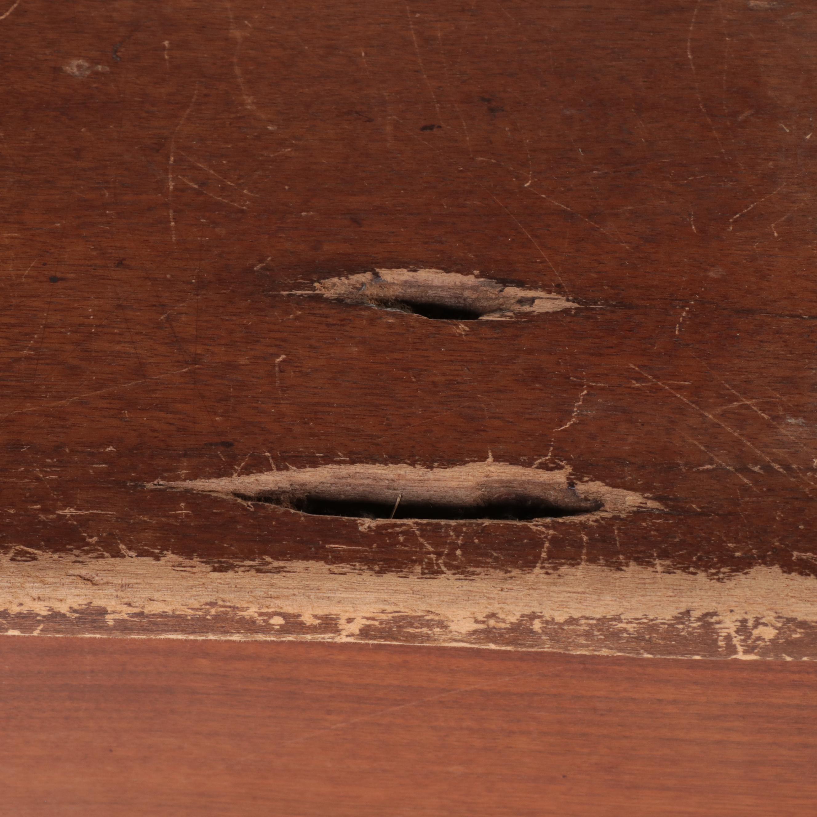 American Primitive Walnut Harvest Table