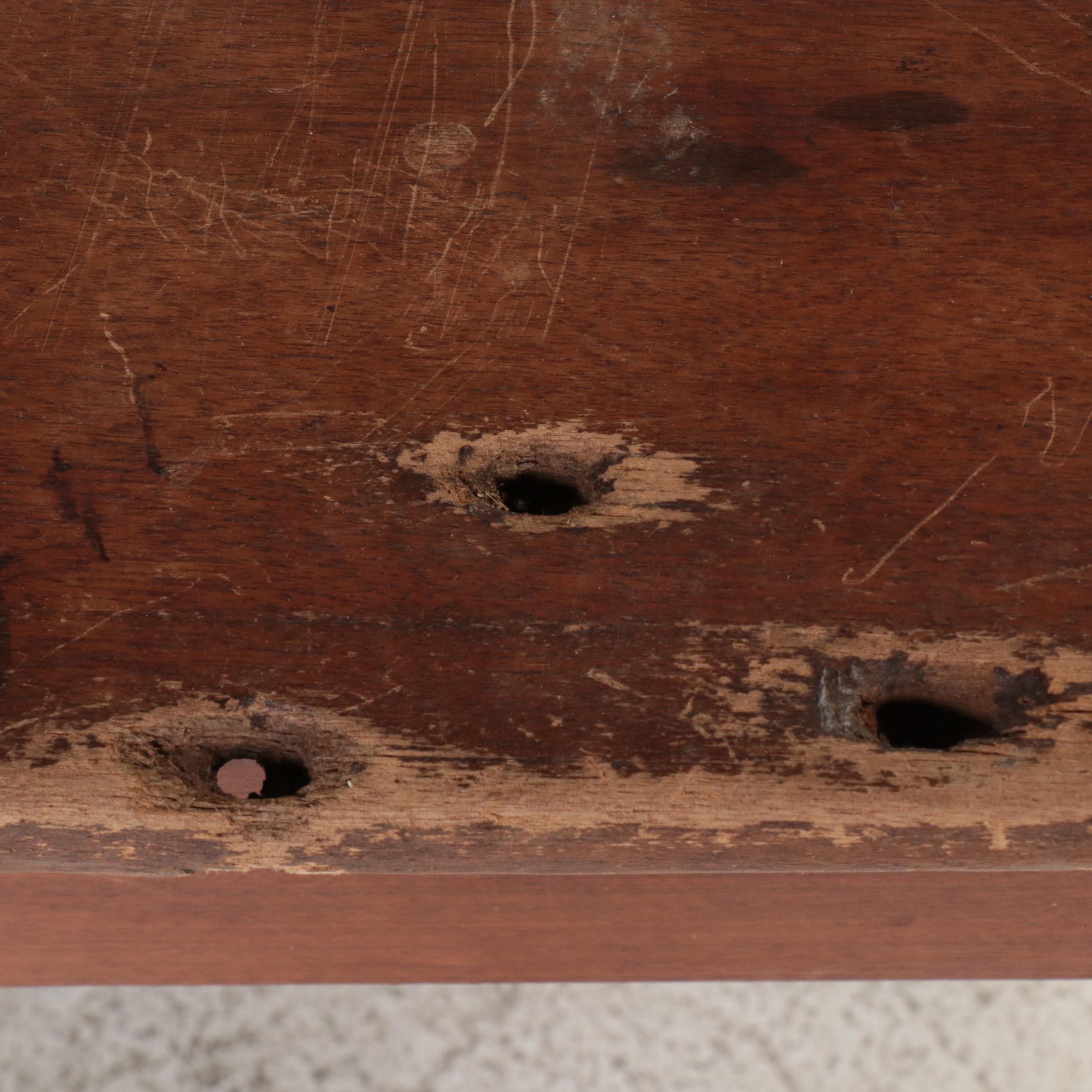 American Primitive Walnut Harvest Table