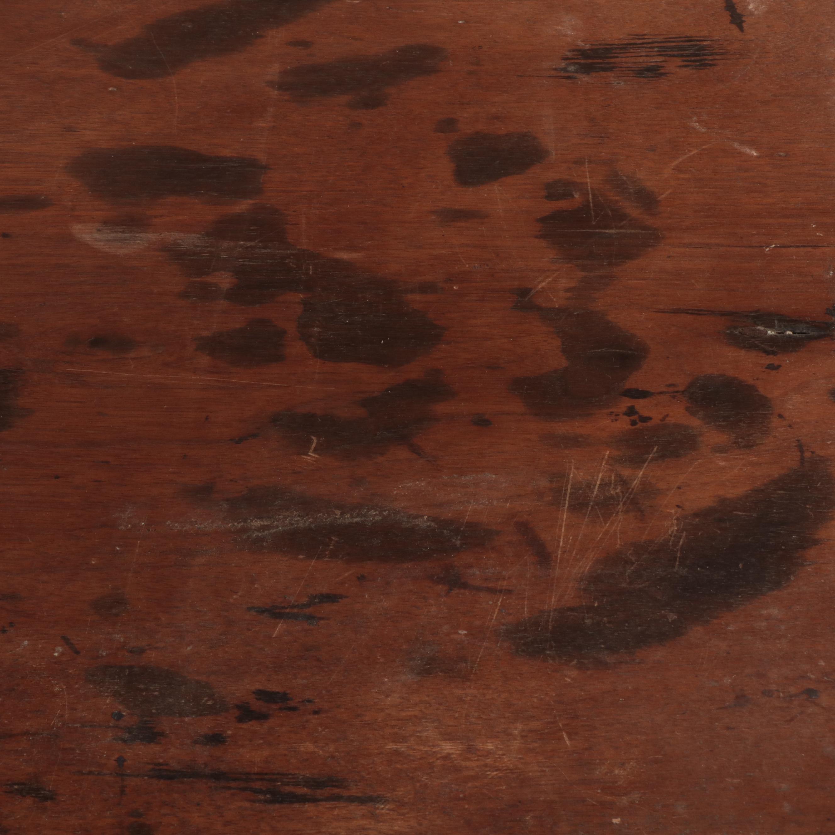 American Primitive Walnut Harvest Table