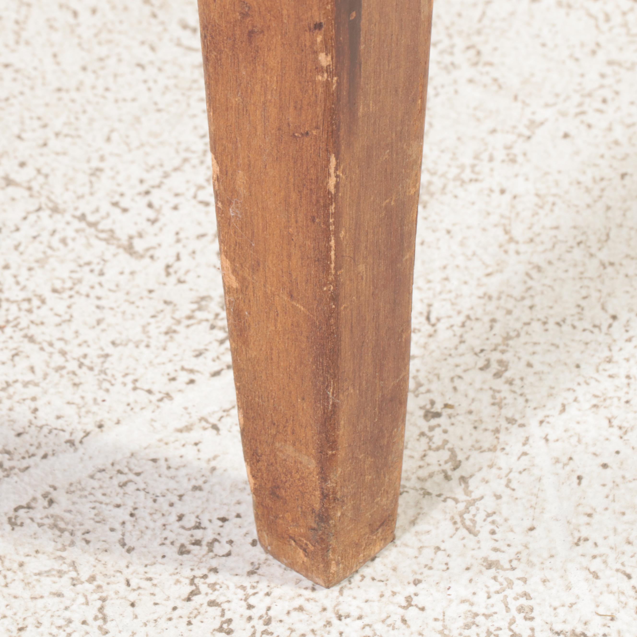 American Primitive Walnut Harvest Table