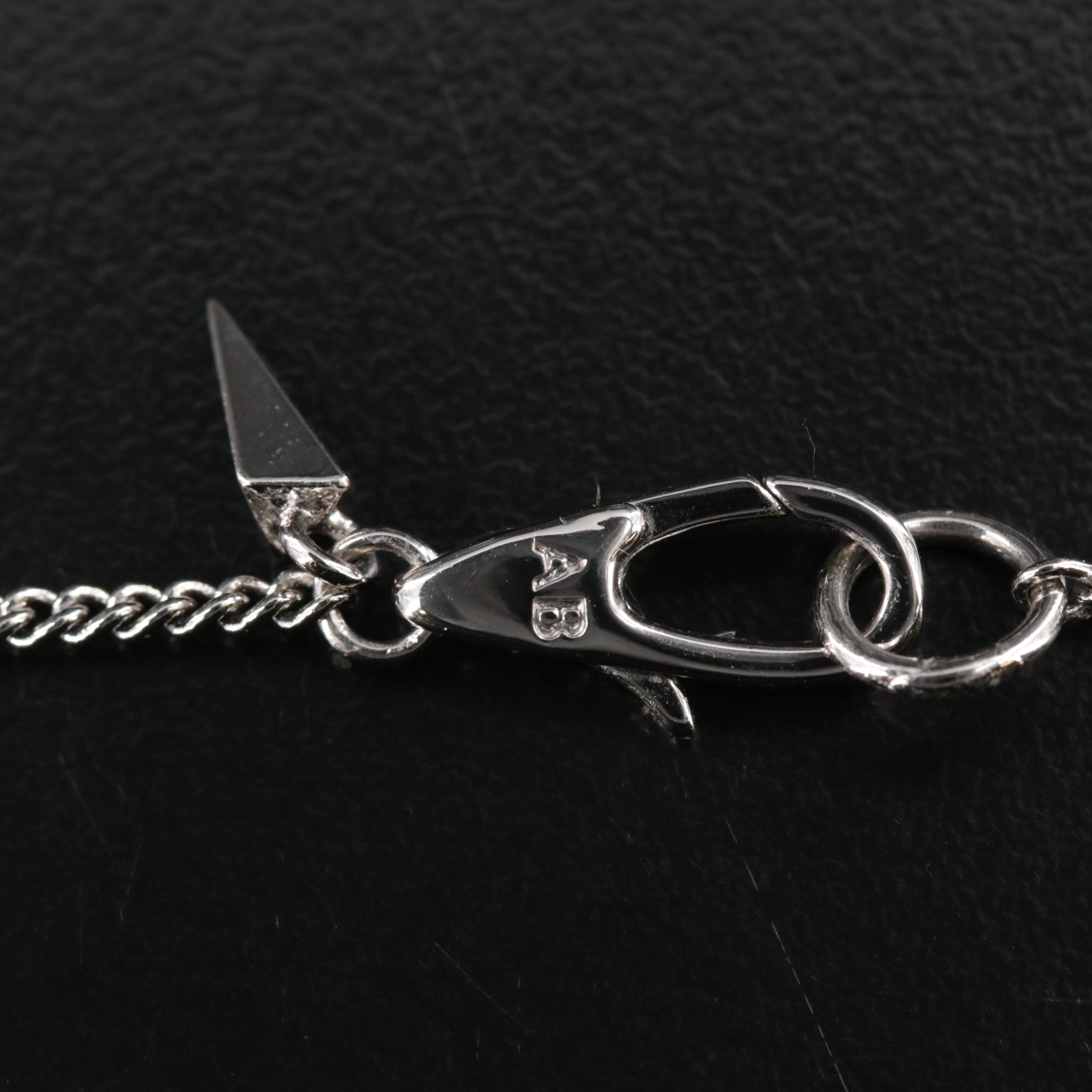 Alexis Bittar Necklace Featuring Agate, Black Onyx and Crystal