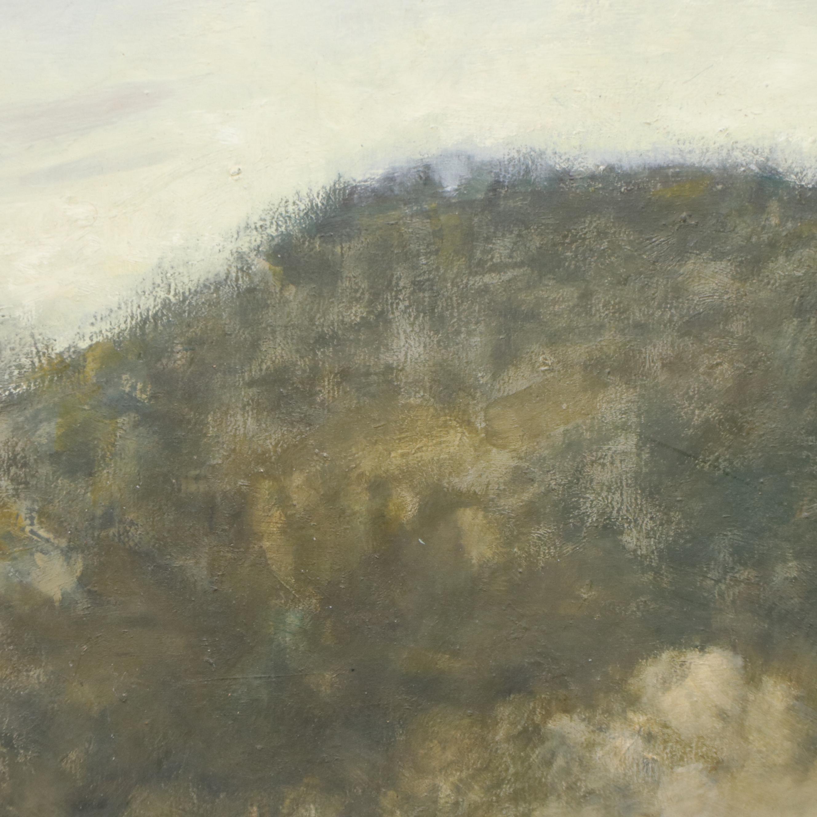 Abstracted Atmospheric Landscape Oil Painting