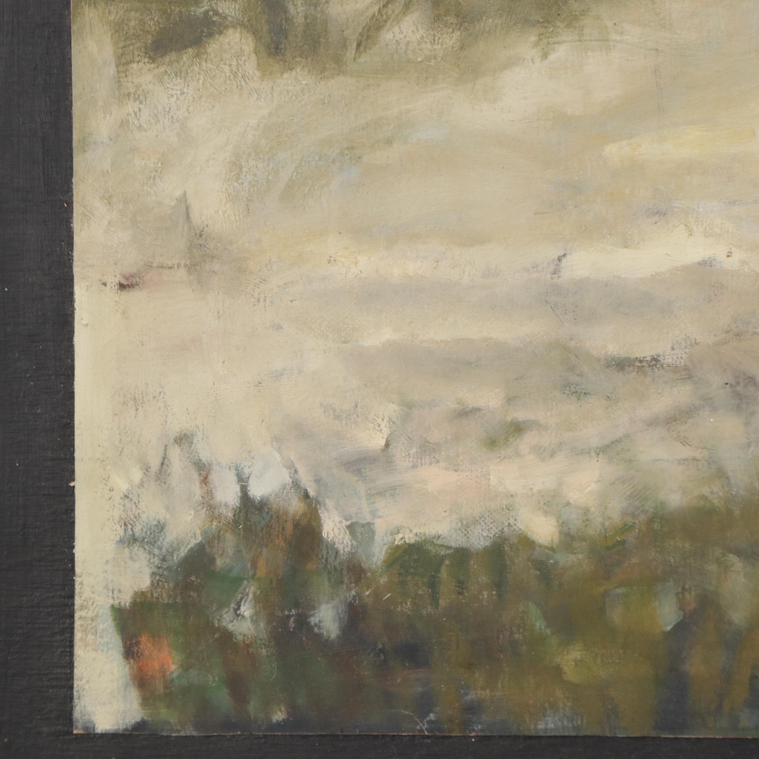 Abstracted Atmospheric Landscape Oil Painting