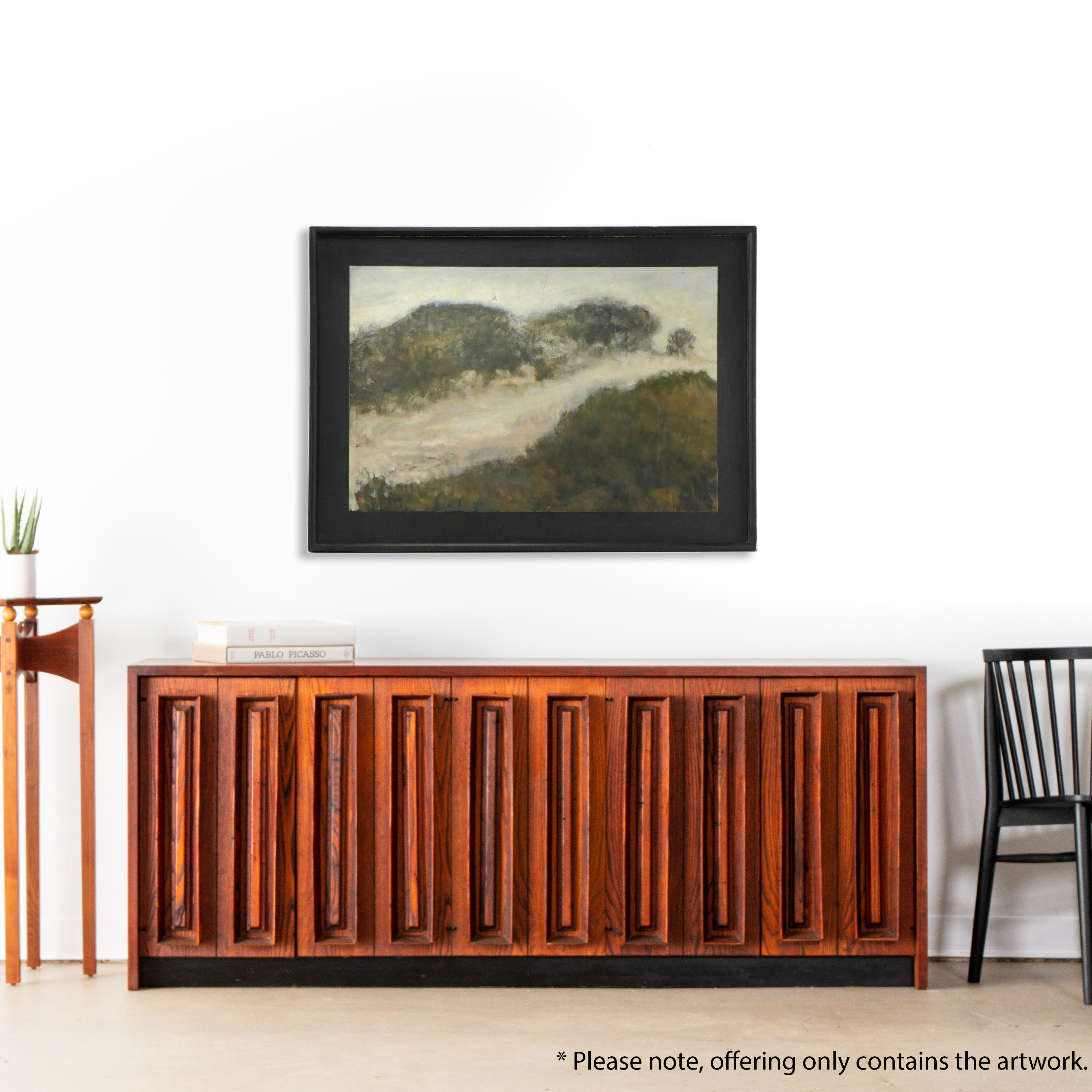 Abstracted Atmospheric Landscape Oil Painting