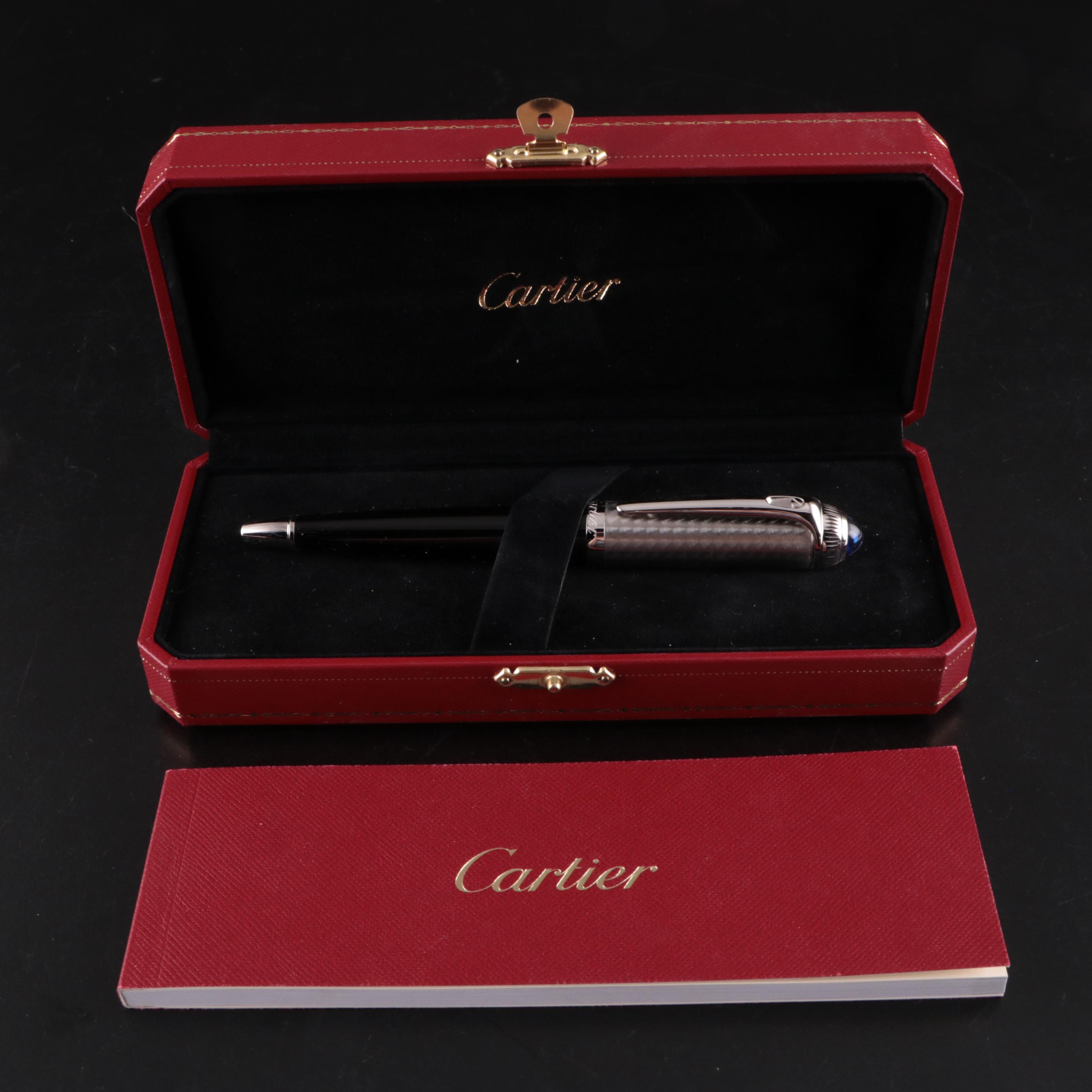 Cartier "R de Cartier" Palladium Finish Ballpoint Pen
