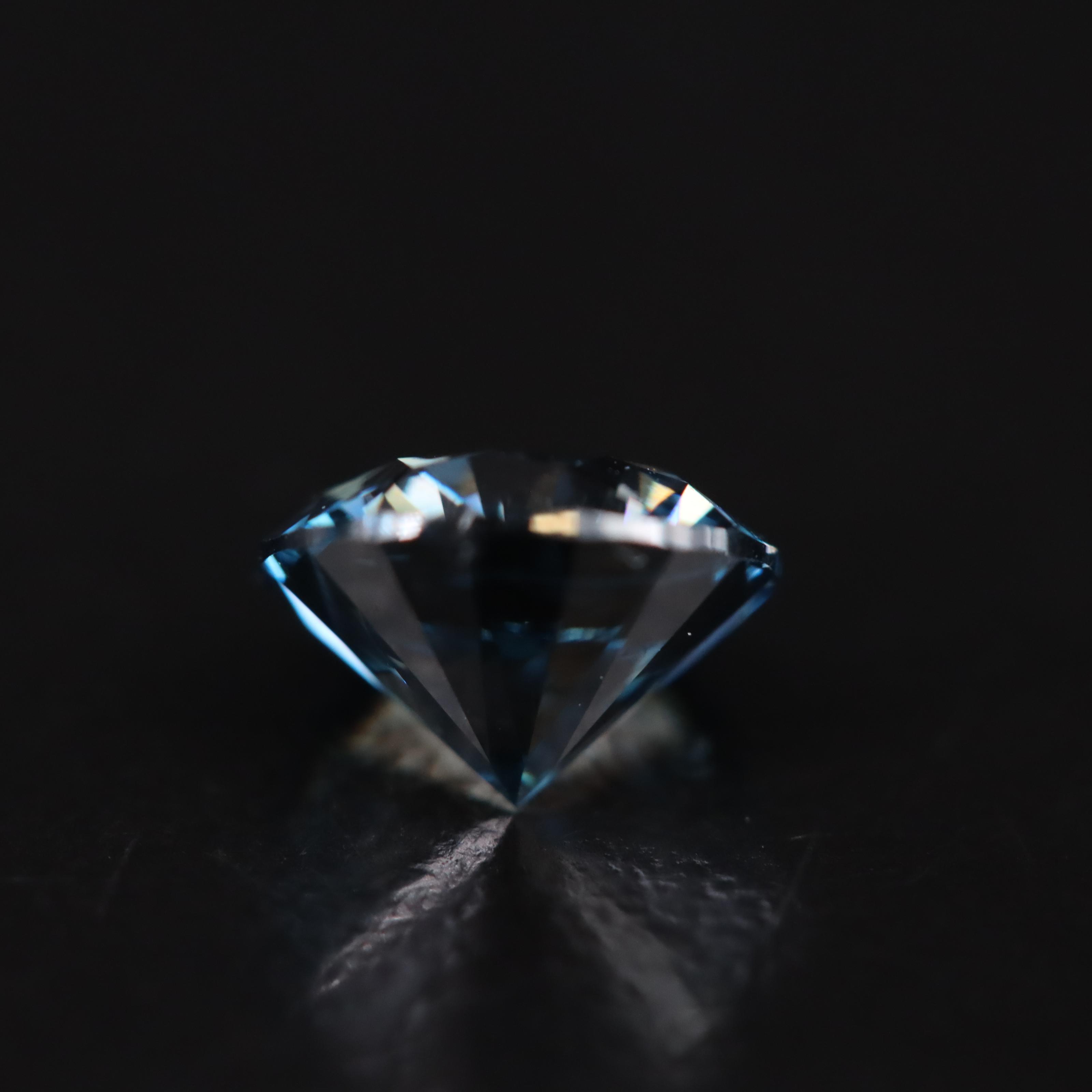 Loose 1.39 CT Fancy Dark Blue Diamond